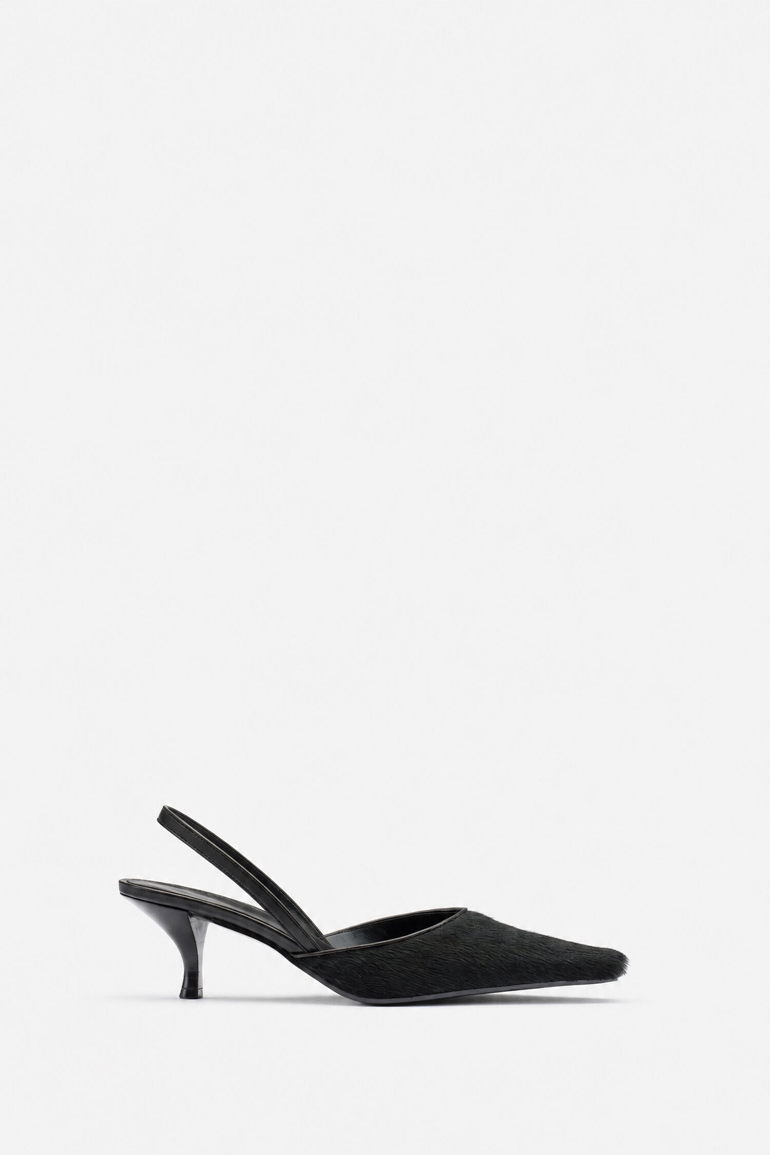 Square Slip-In Kitten Heels