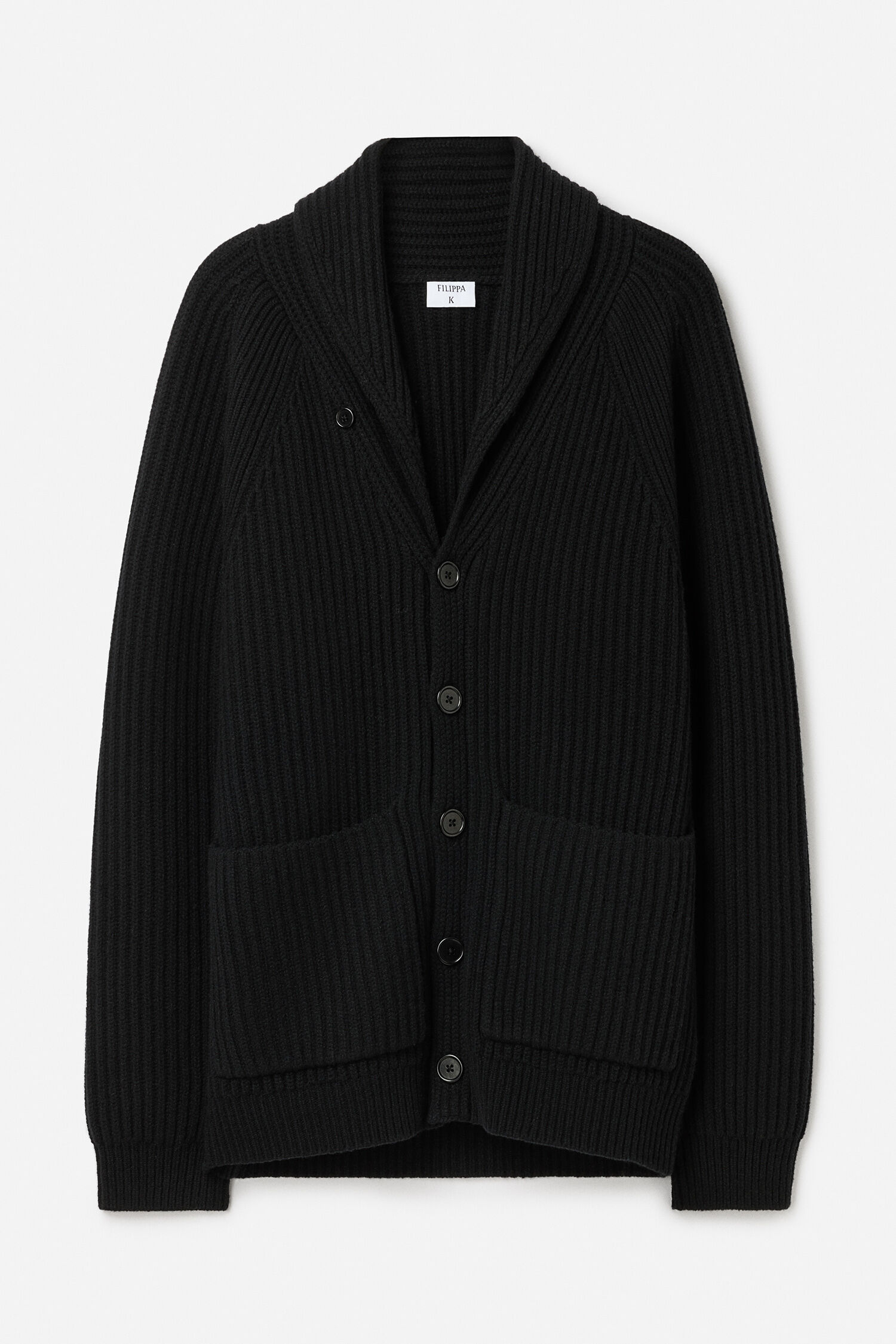 Shawl Collar Wool Cardigan