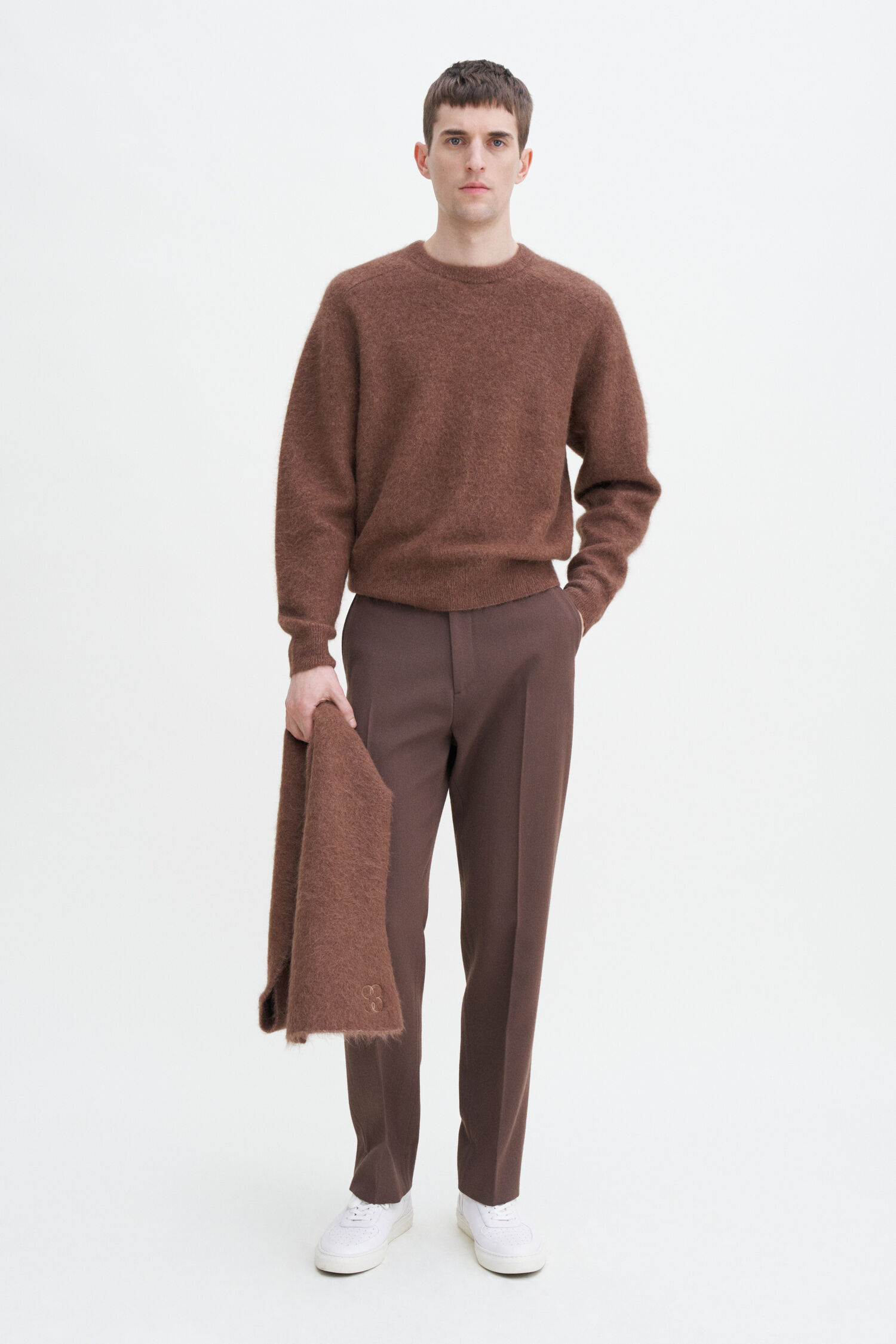 Fluffy Hammer Sleeve Sweater