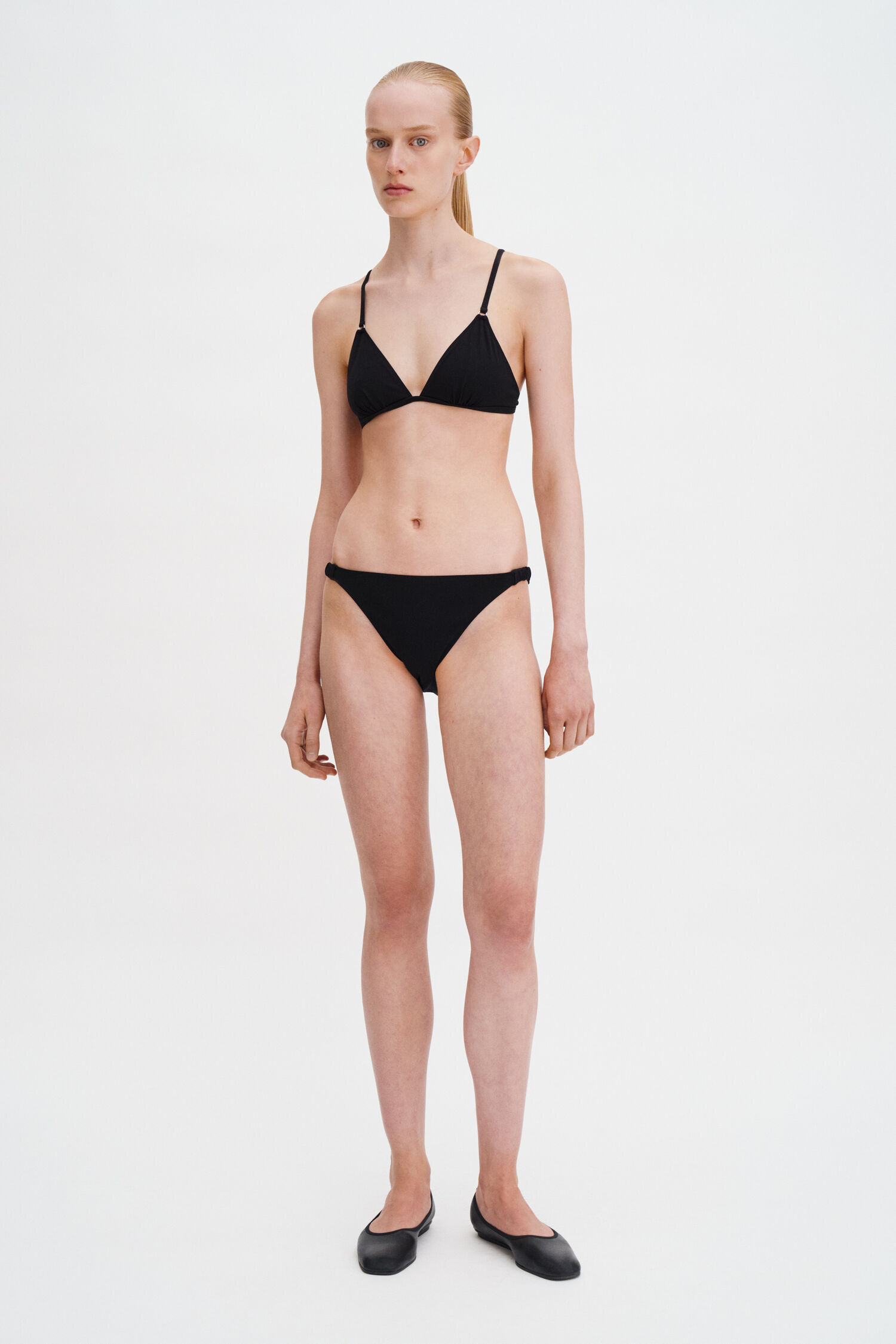 Gathered Back Bikini Top