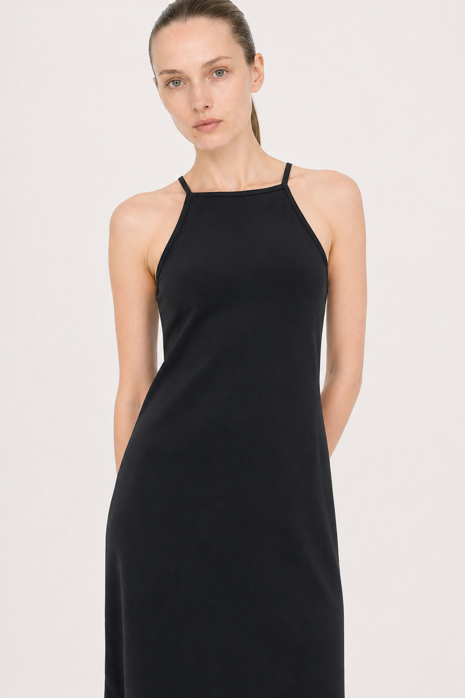Strap Jersey Dress