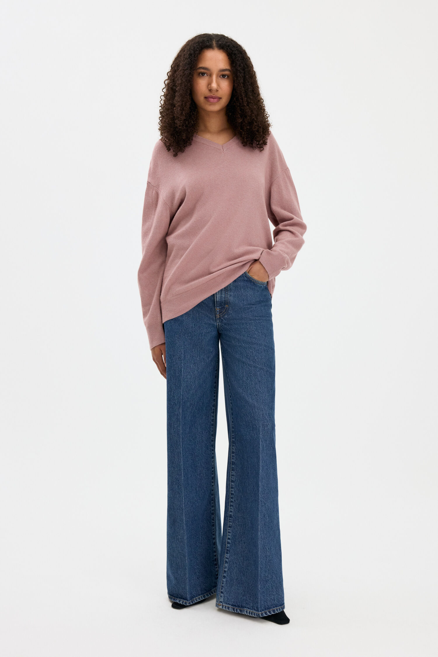 Soft Wool V-Neck Sweater