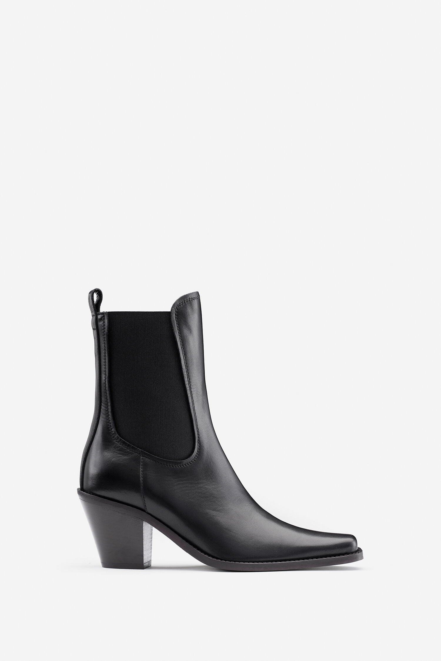 Cowboy Ankle Leather Boots