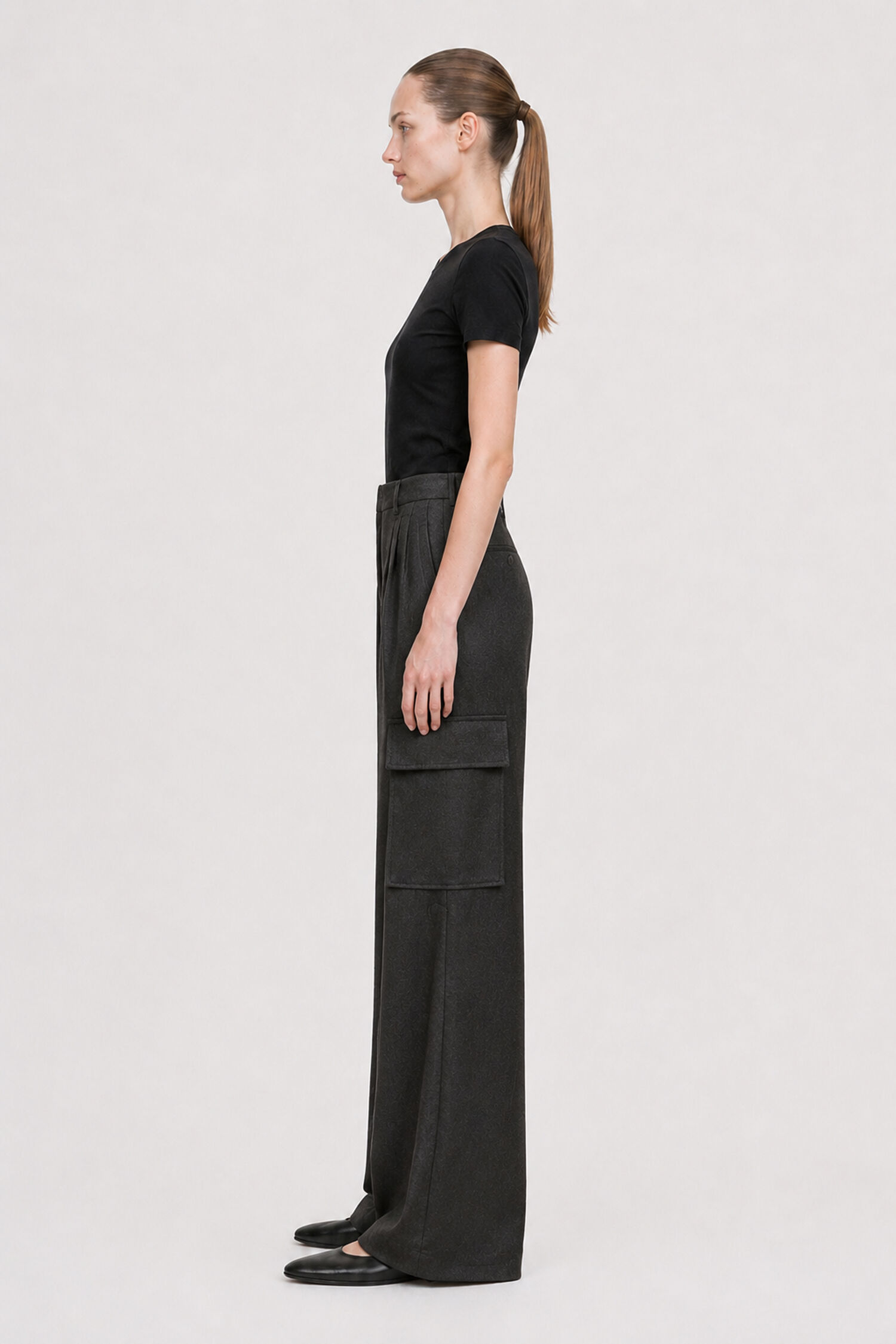 Flannel Cargo Trousers