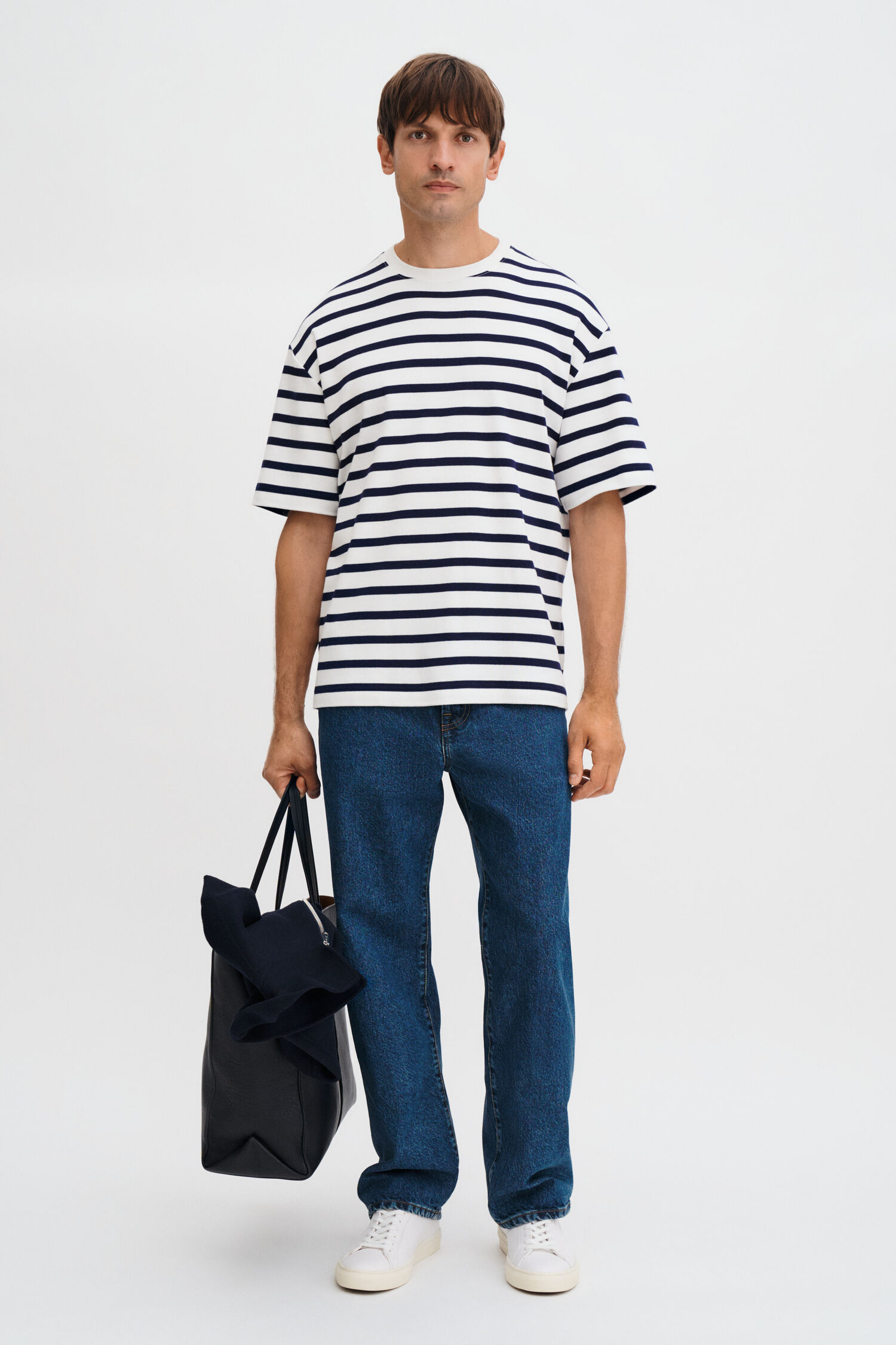 Striped Crewneck Tee