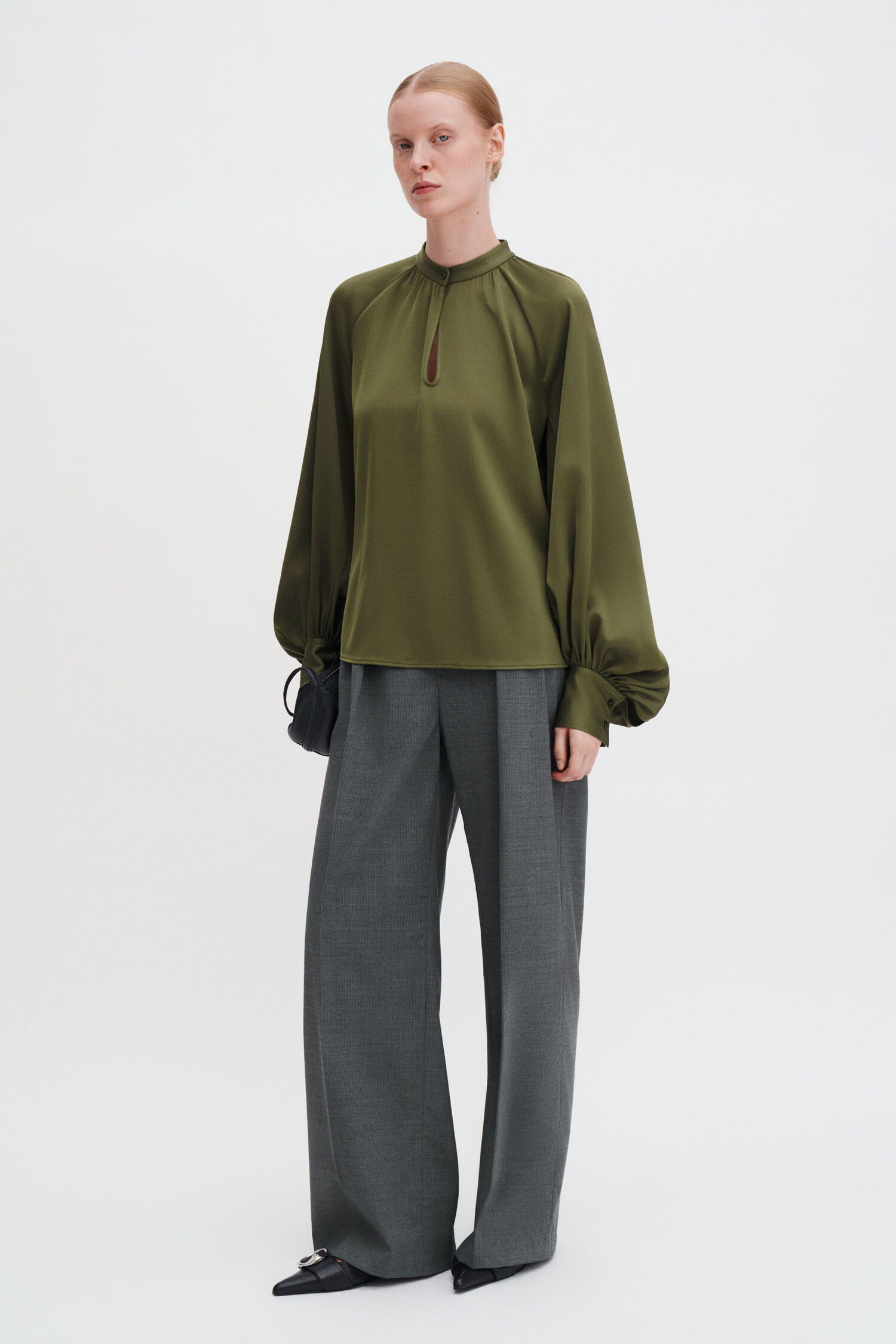 Stand Collar Blouse