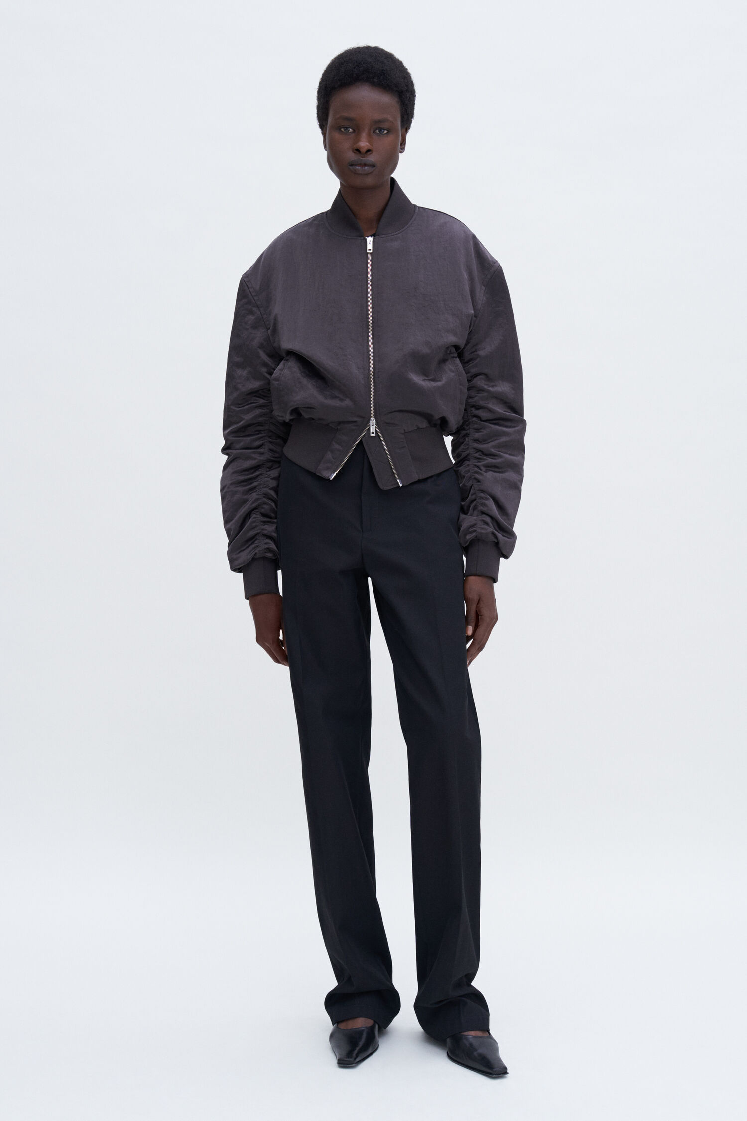 Nylon Zip Jacket