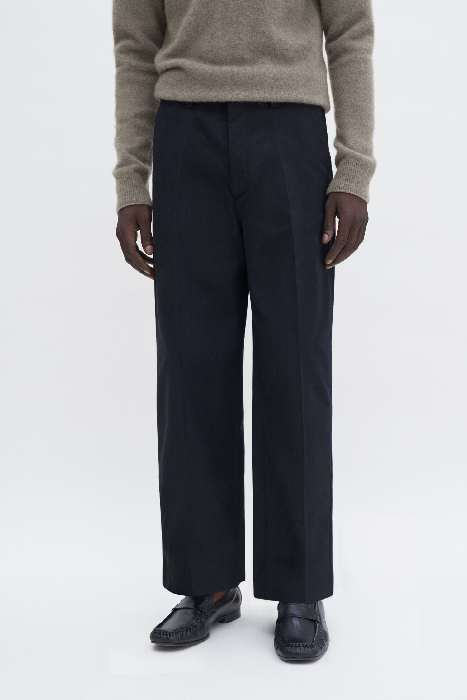 Oversized Cropped Work Trouser