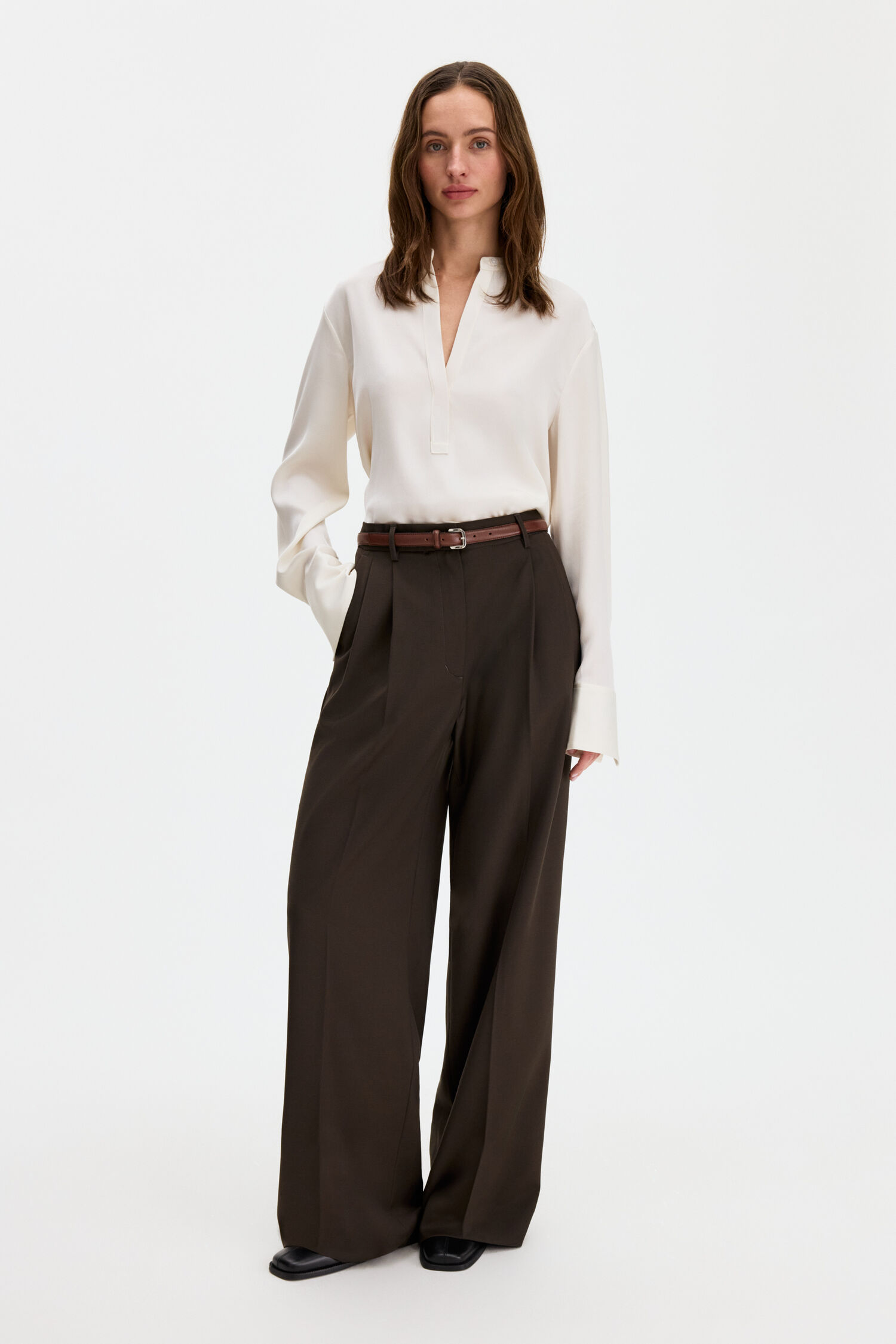 Half Placket Blouse