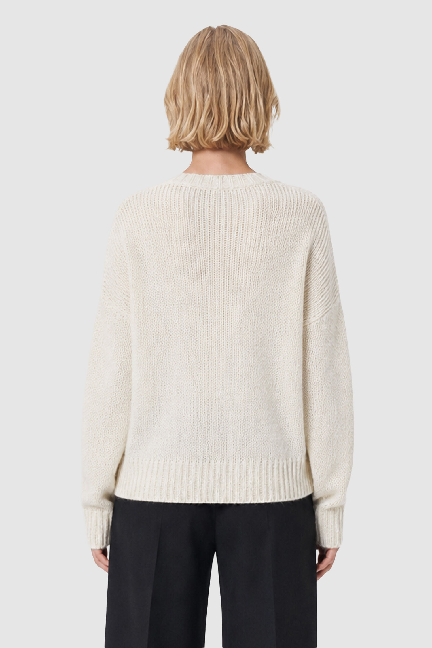 Hairy Alpaca V-Neck Sweater