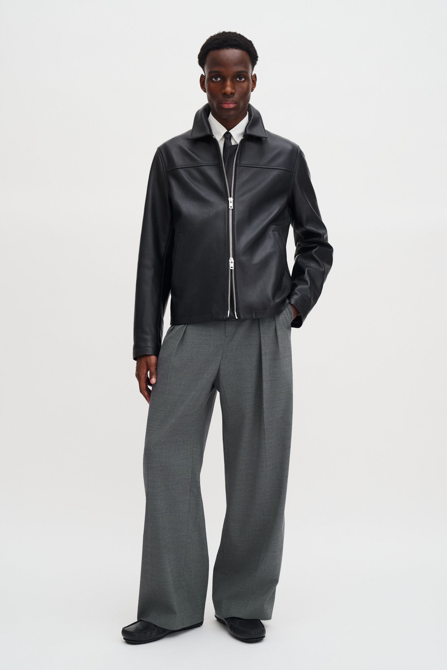 Leather Coach Jacket