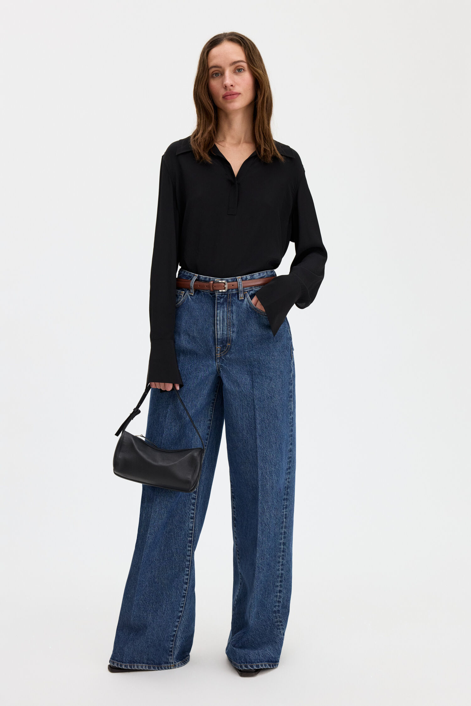 Half Placket Blouse
