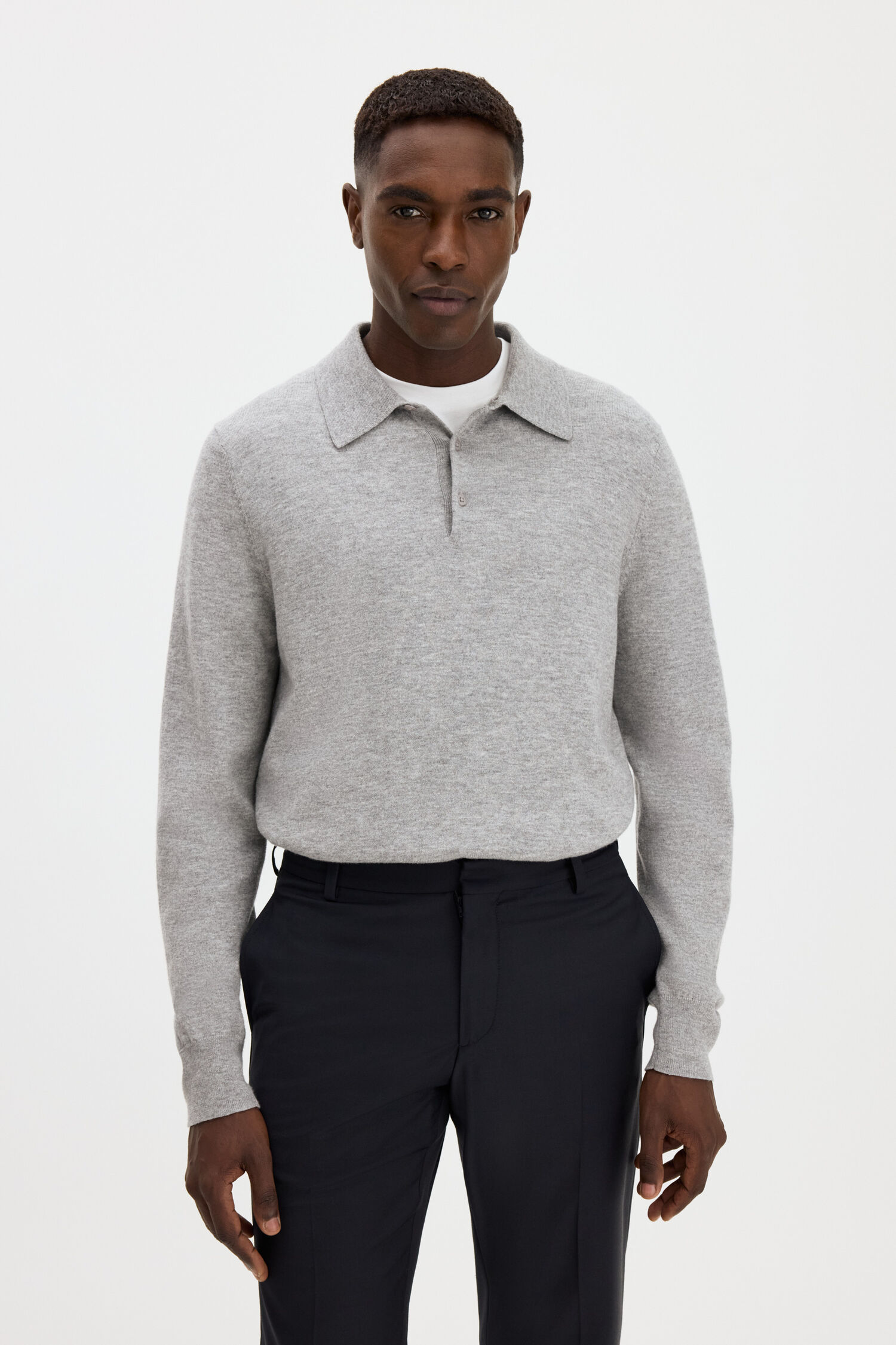 Knitted Polo Shirt