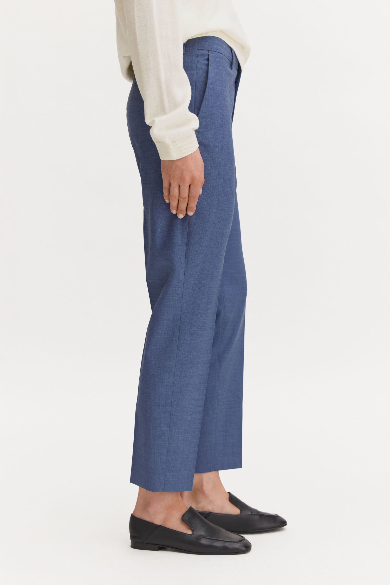 Emma Cropped Cool Wool Trousers