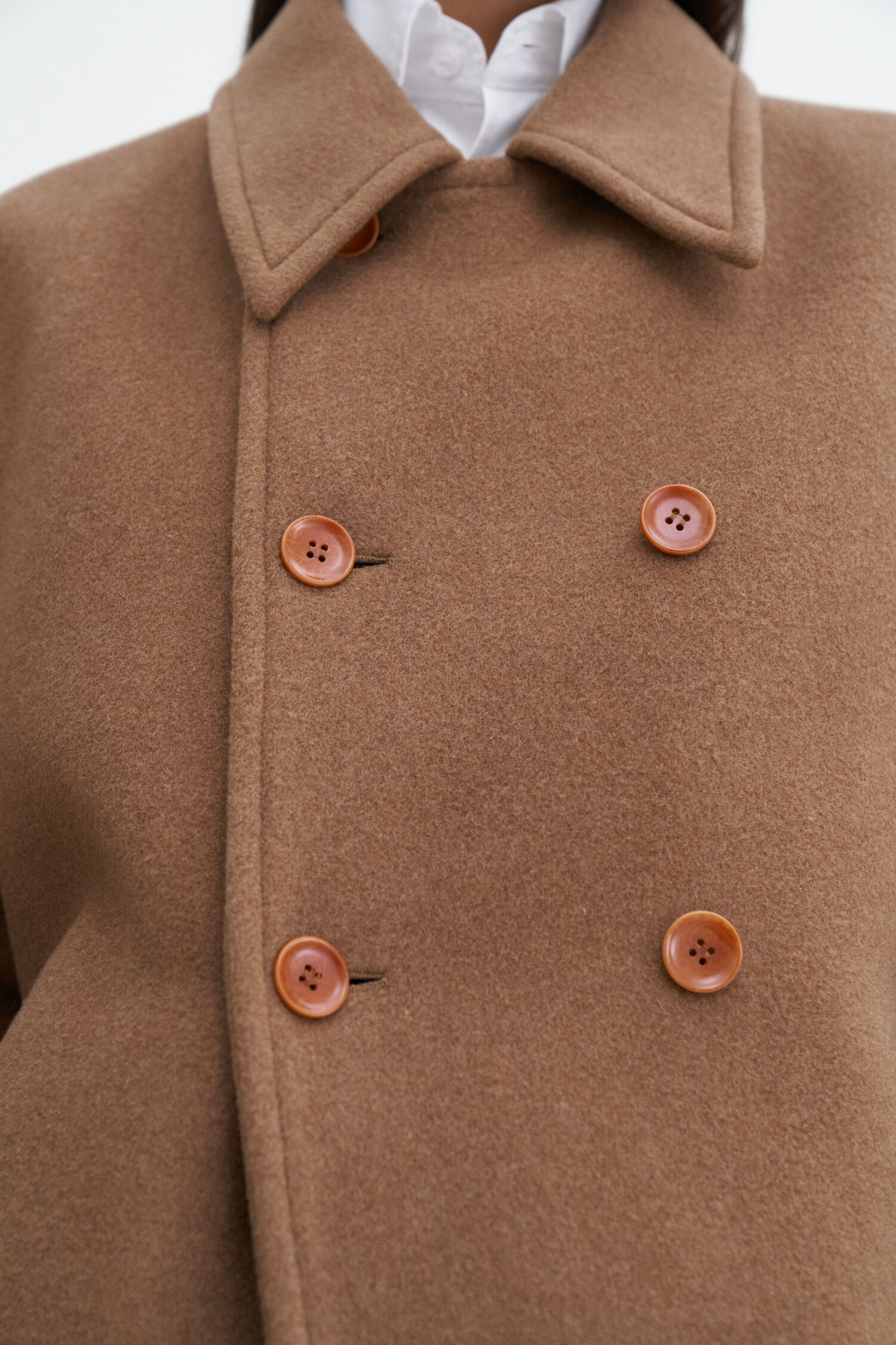 Double Breasted Wool Coat