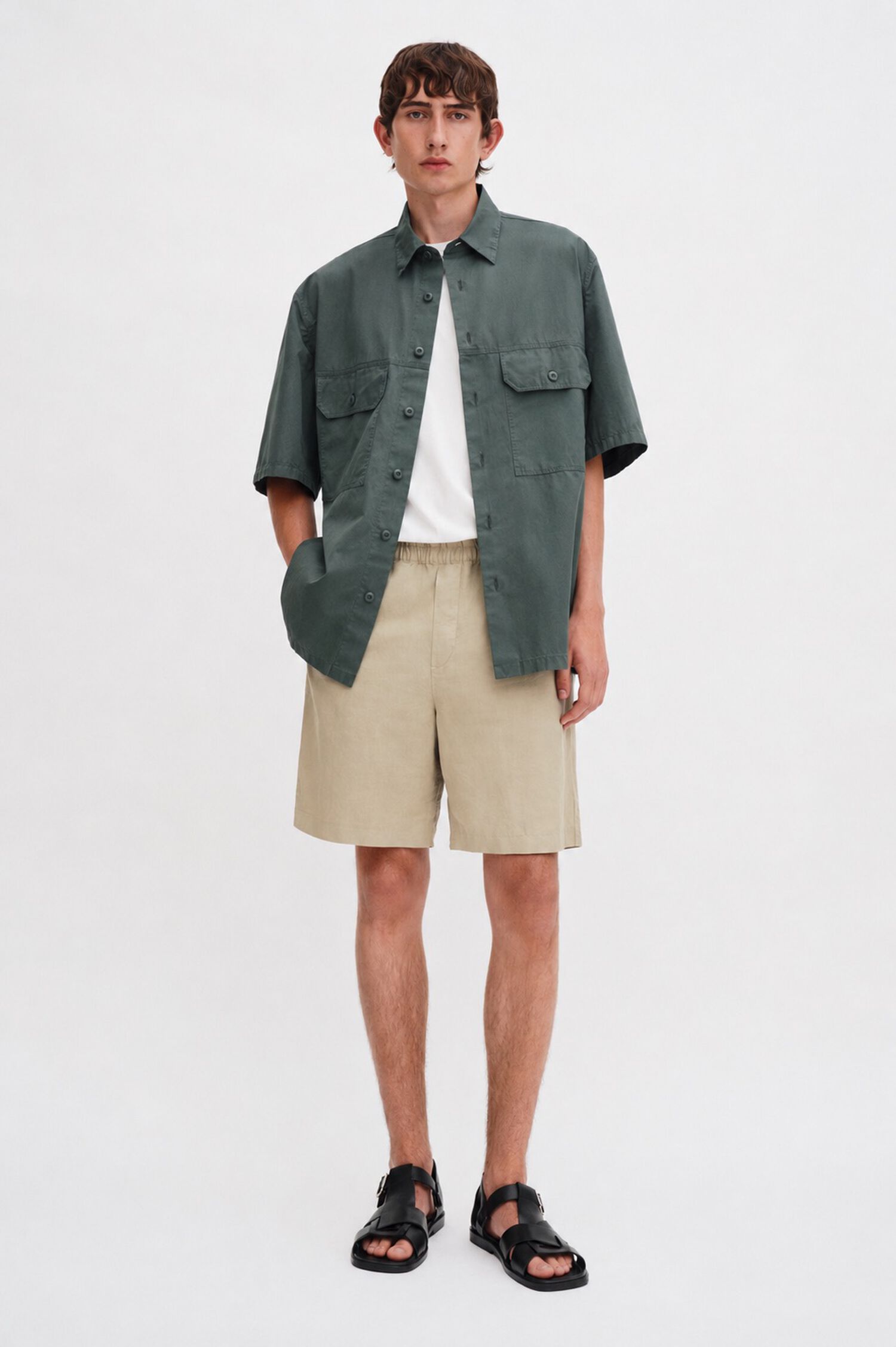 Theo Linen Shorts