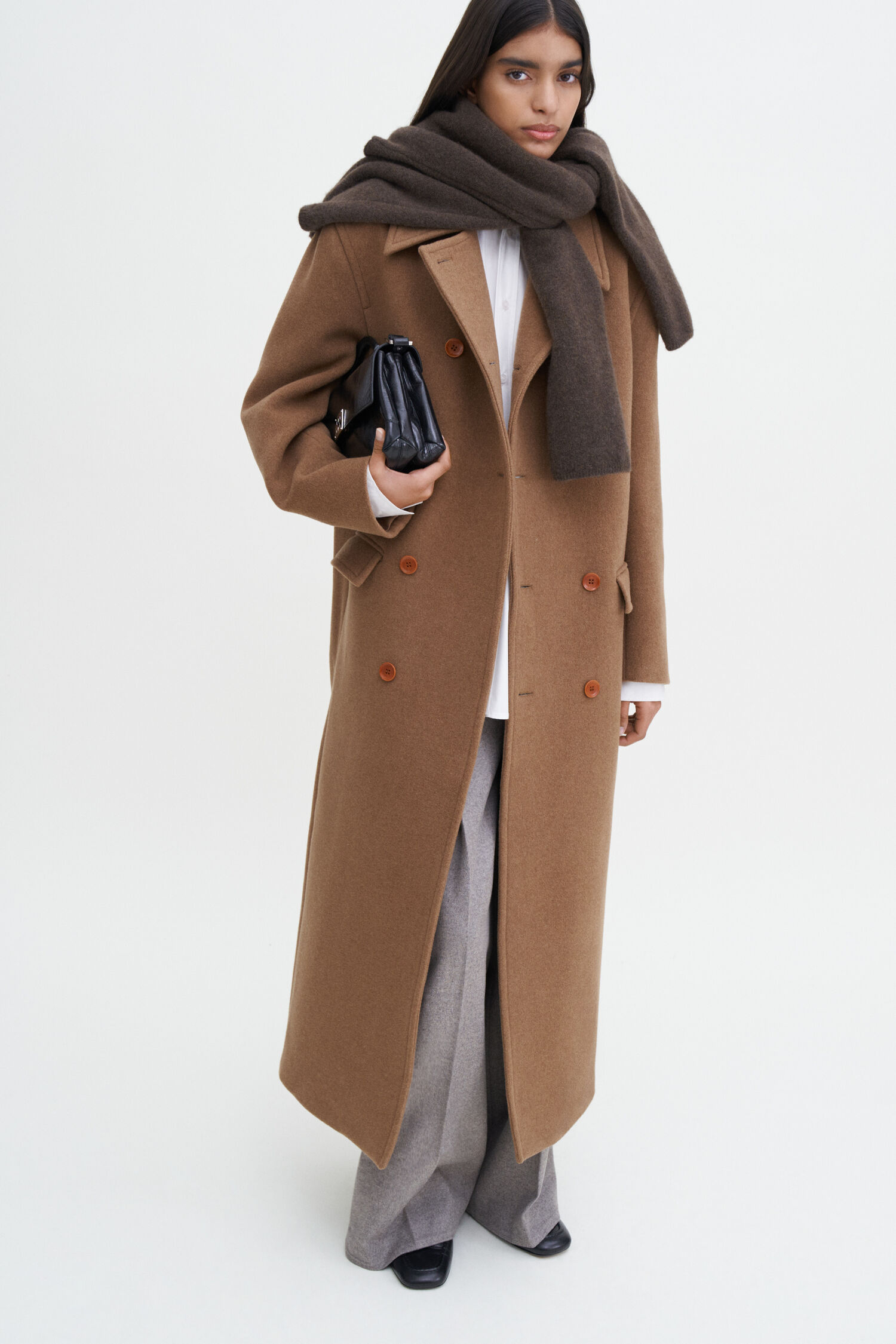 Double Breasted Wool Coat