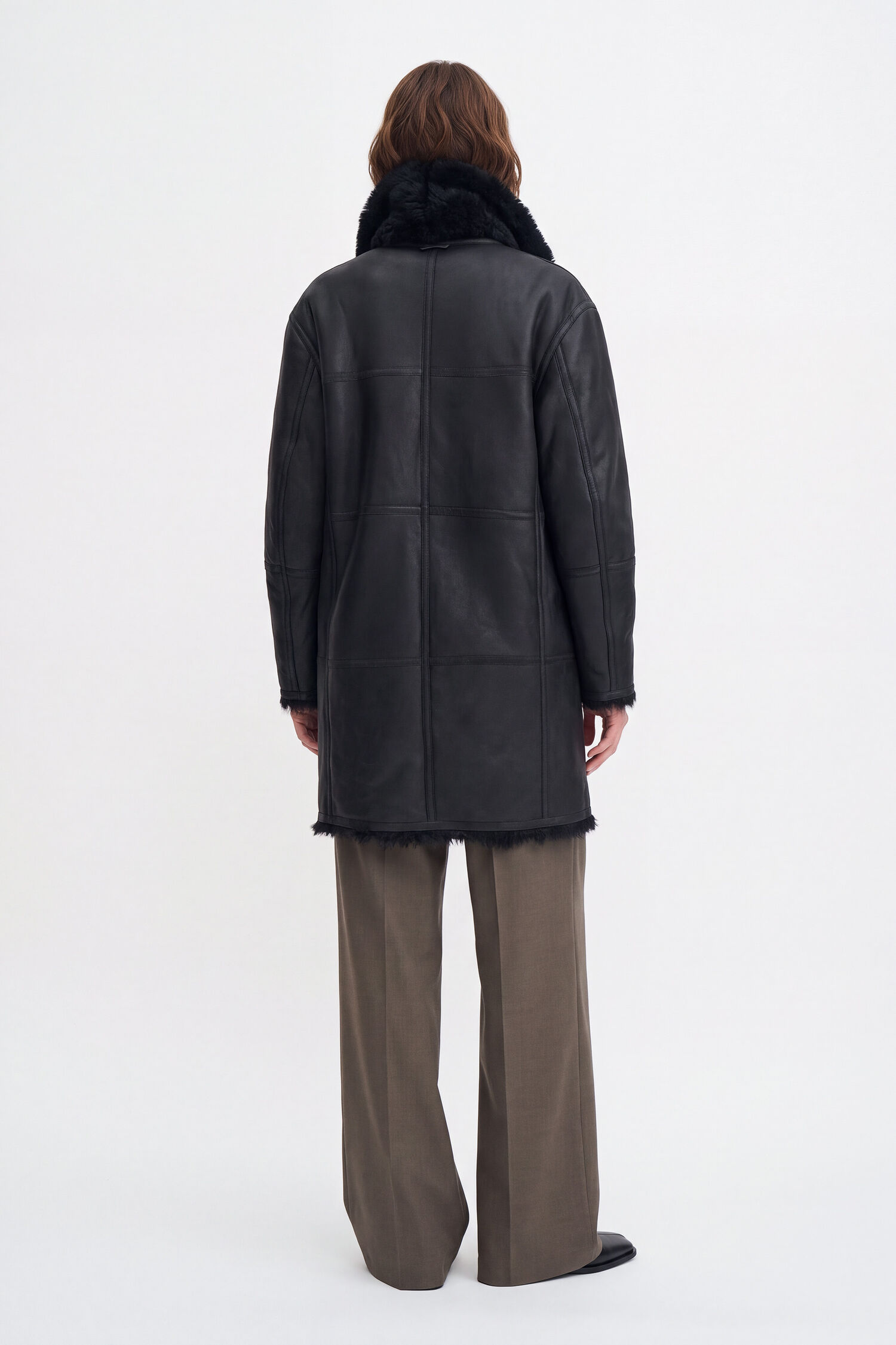 Reversible Shearling Coat