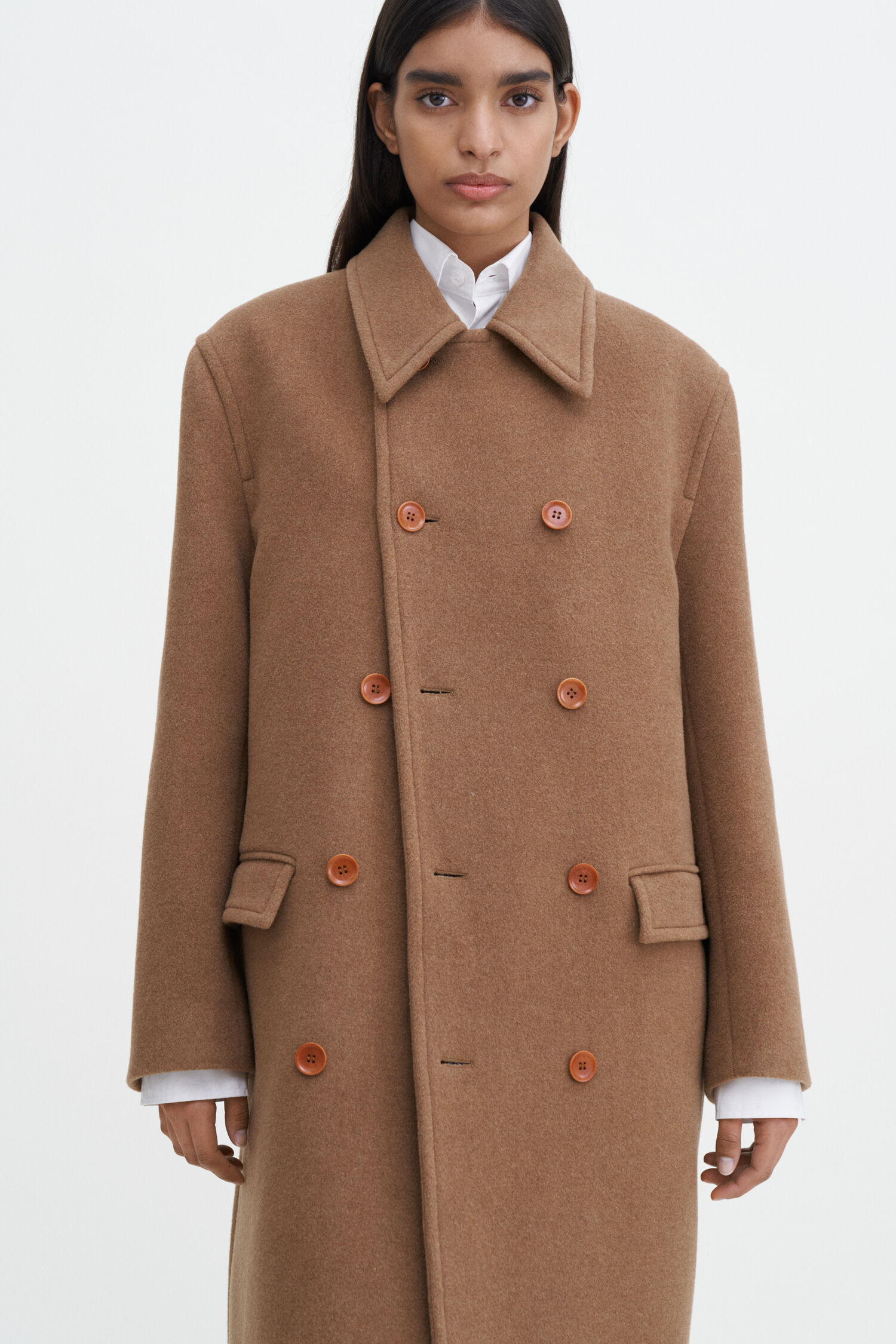 Double Breasted Wool Coat