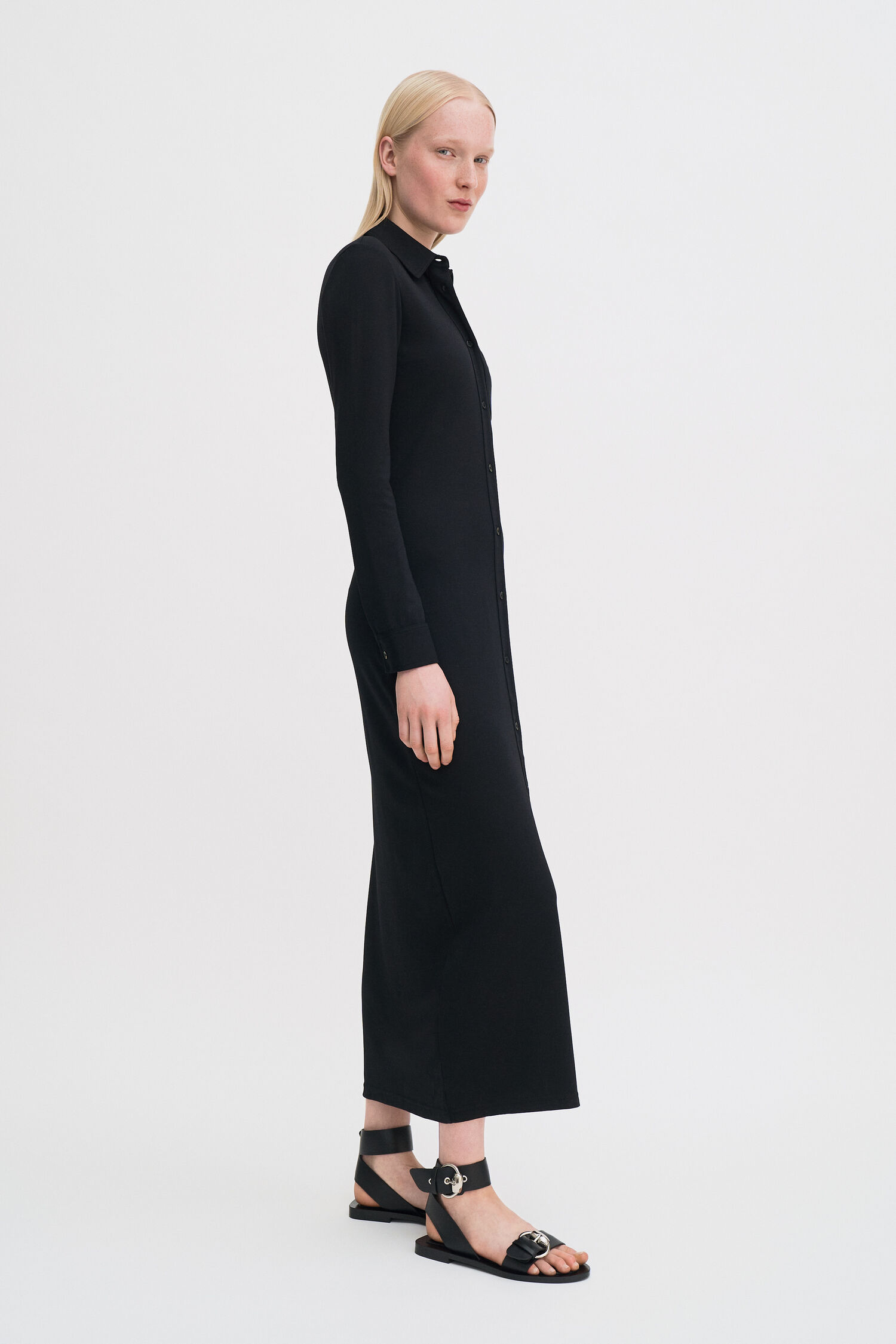 Jersey Shirt Dress
