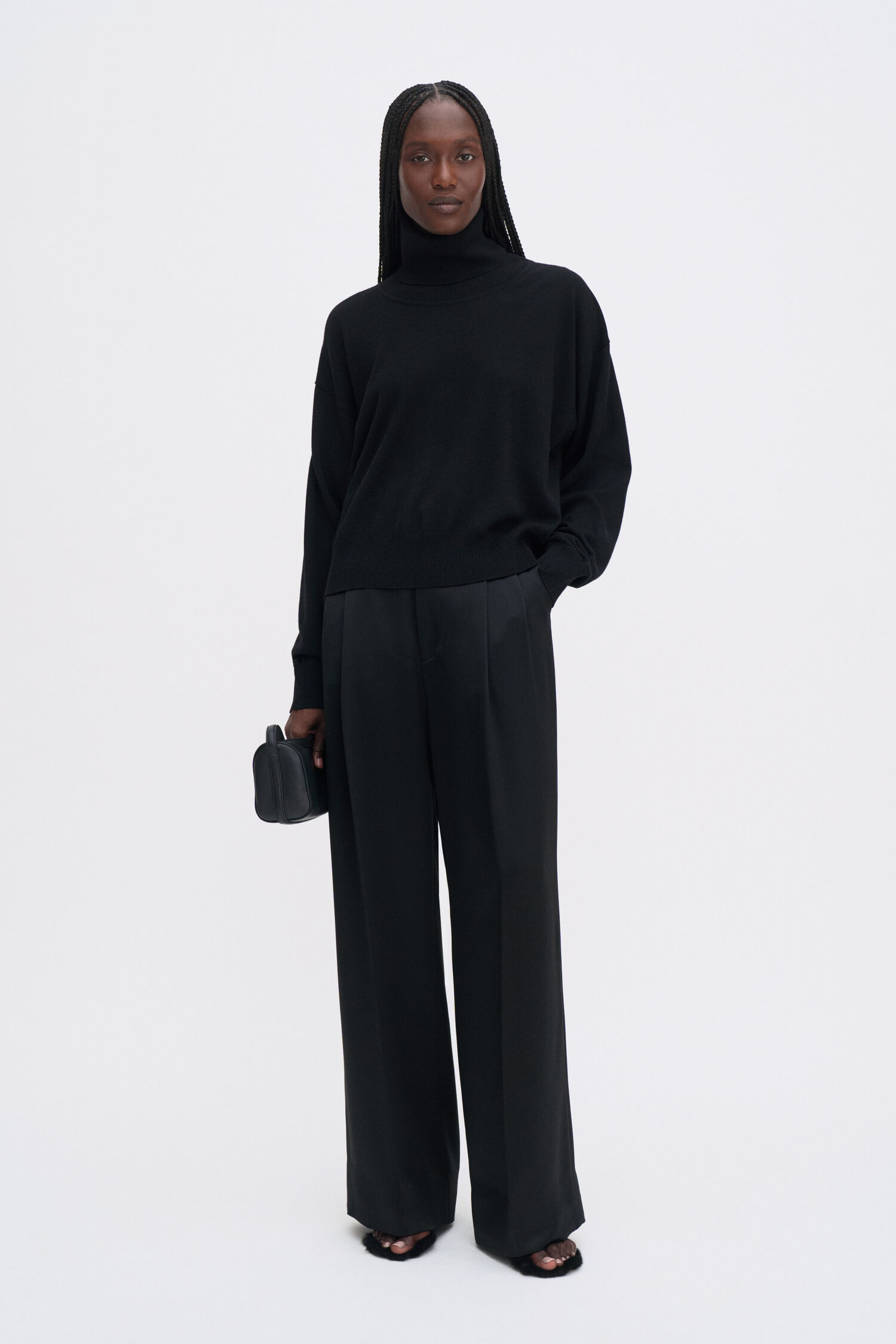 Relaxed Turtleneck Sweater