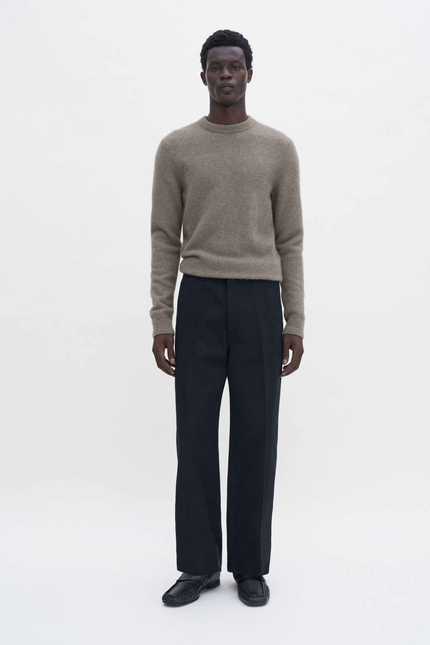 Oversized Cropped Work Trouser