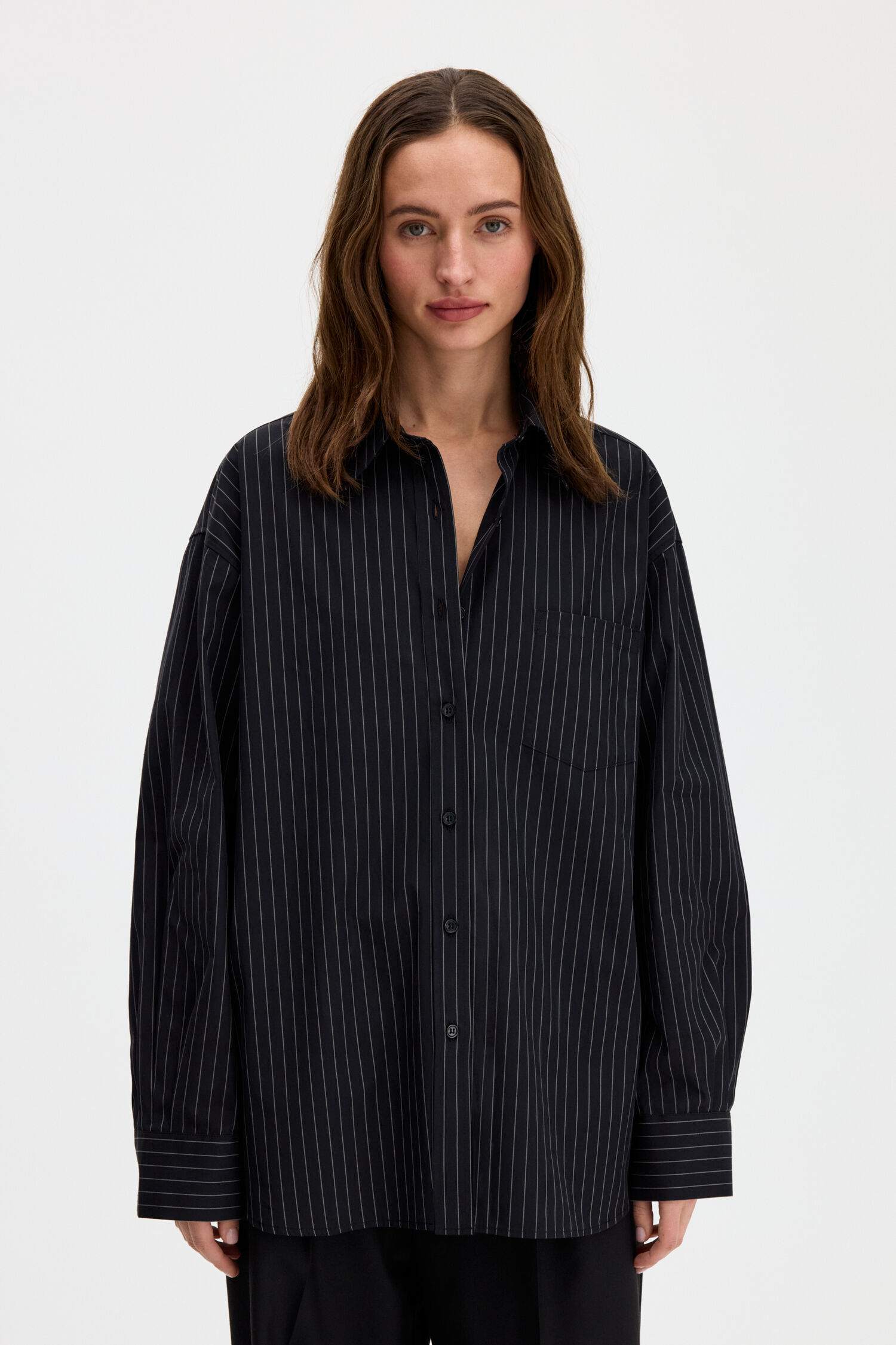 Sammy Poplin Pinstripe Shirt