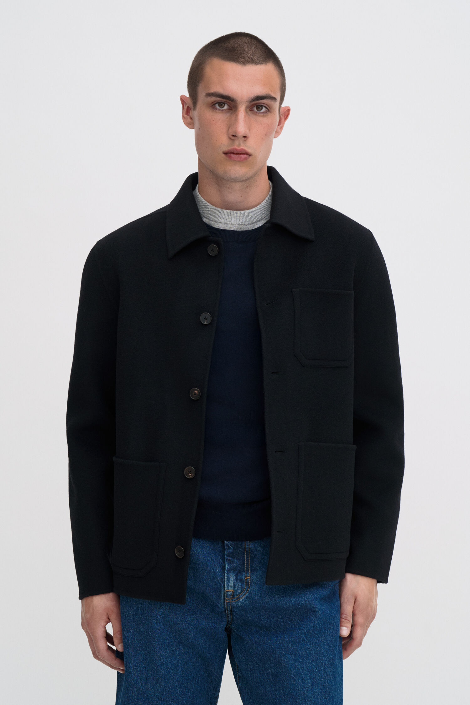 Doubl&eacute; Wool Work Jacket