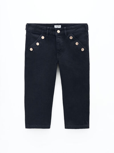 Denim Capri Pants
