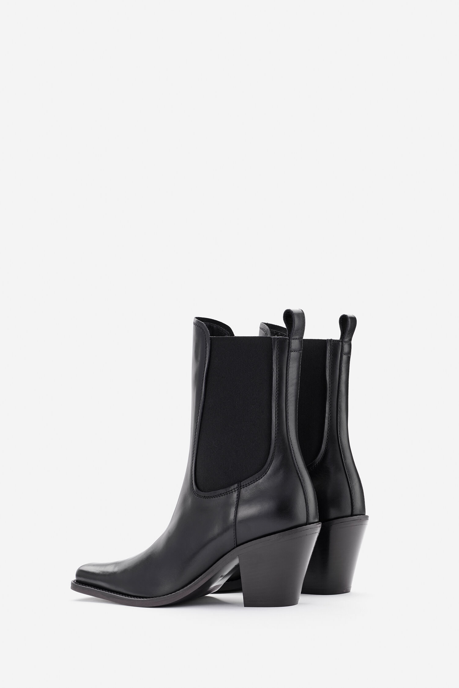 Cowboy Ankle Leather Boots