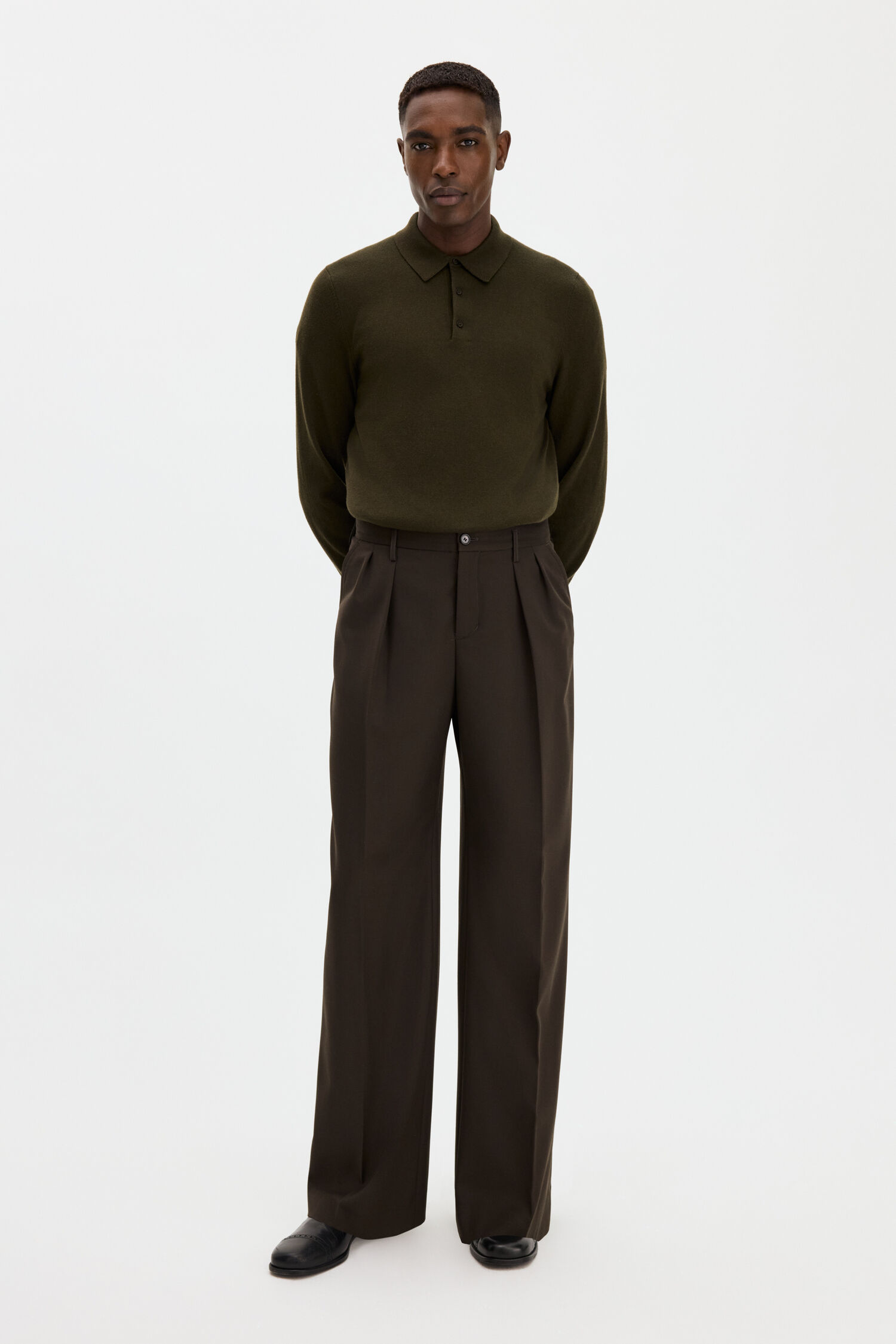 Knitted Polo Shirt