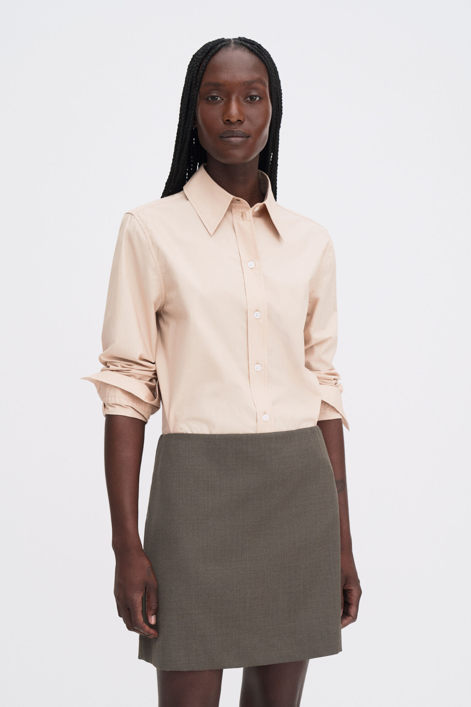 Wool Mini Skirt