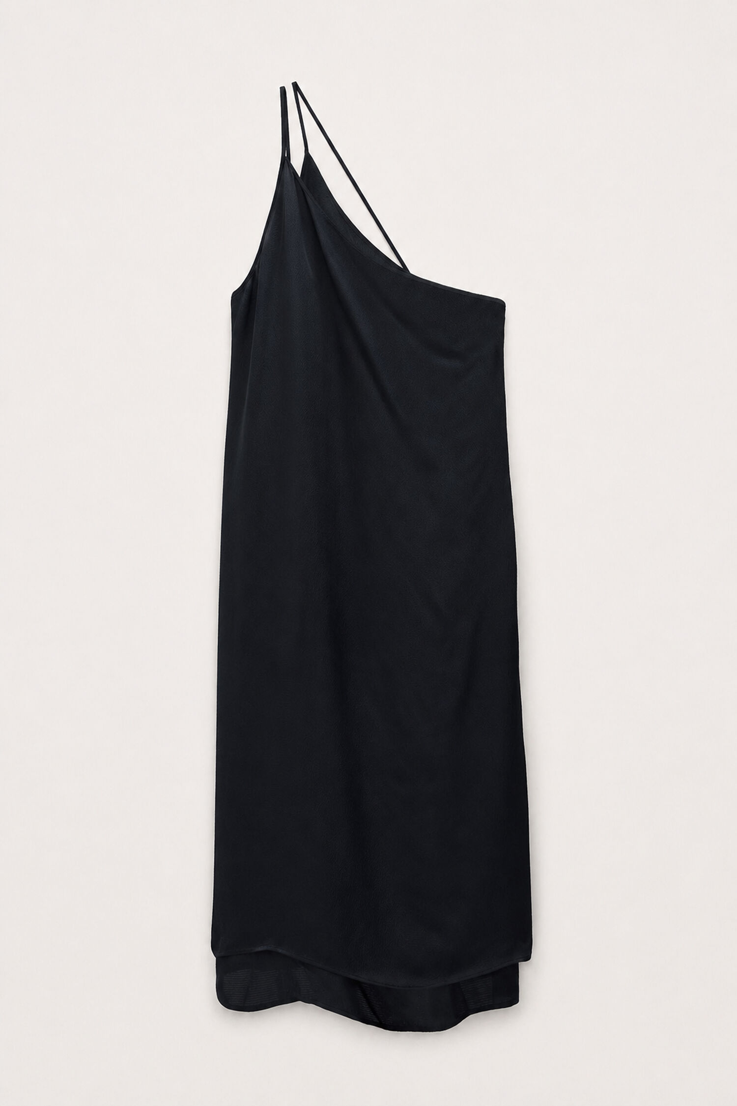 Asymmetric Seersucker Dress