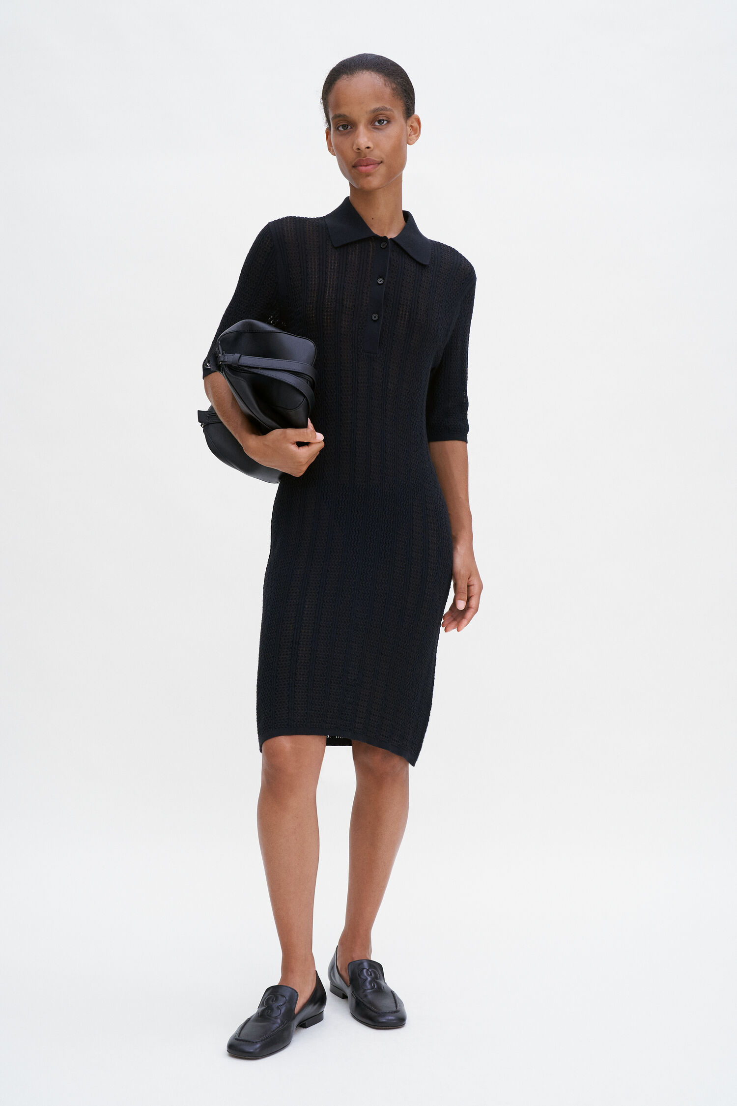 Mesh Knit Dress