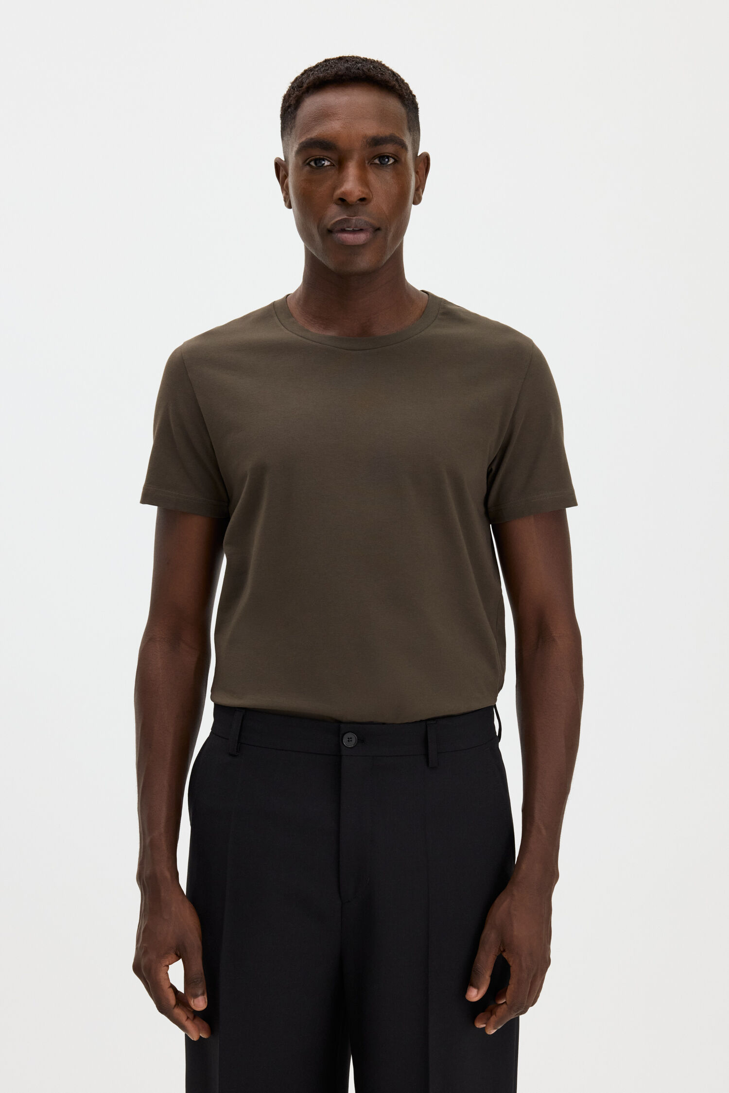 Stretch Cotton Tee