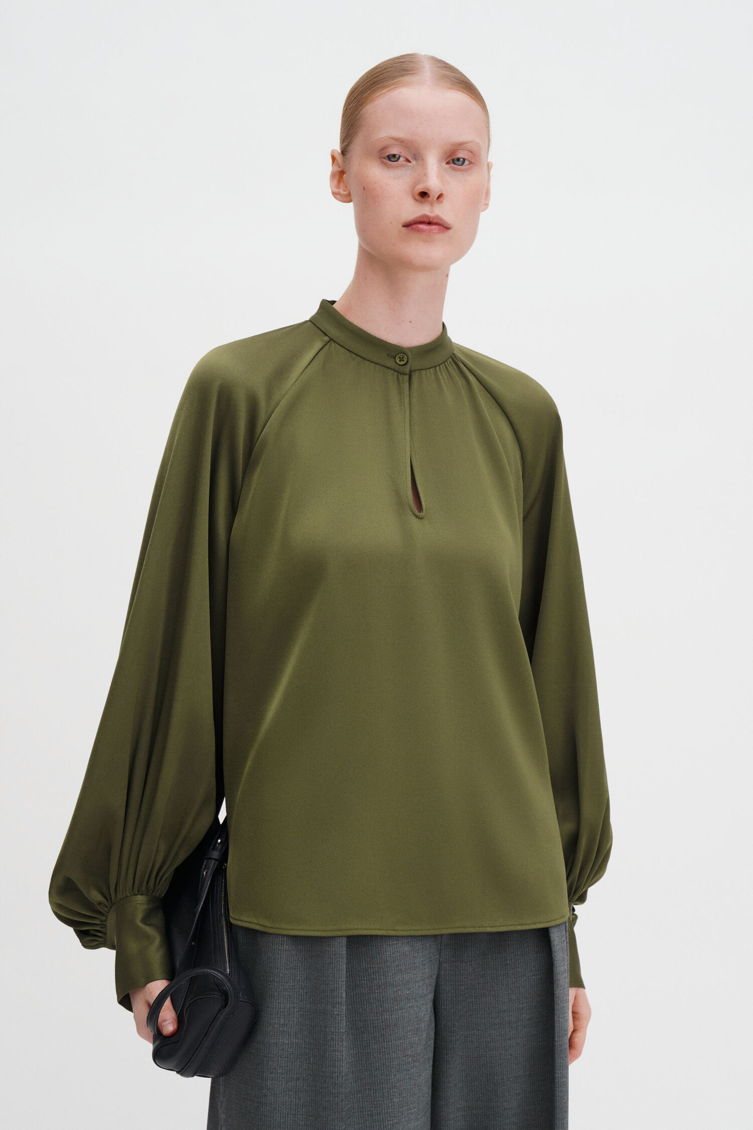 Stand Collar Blouse