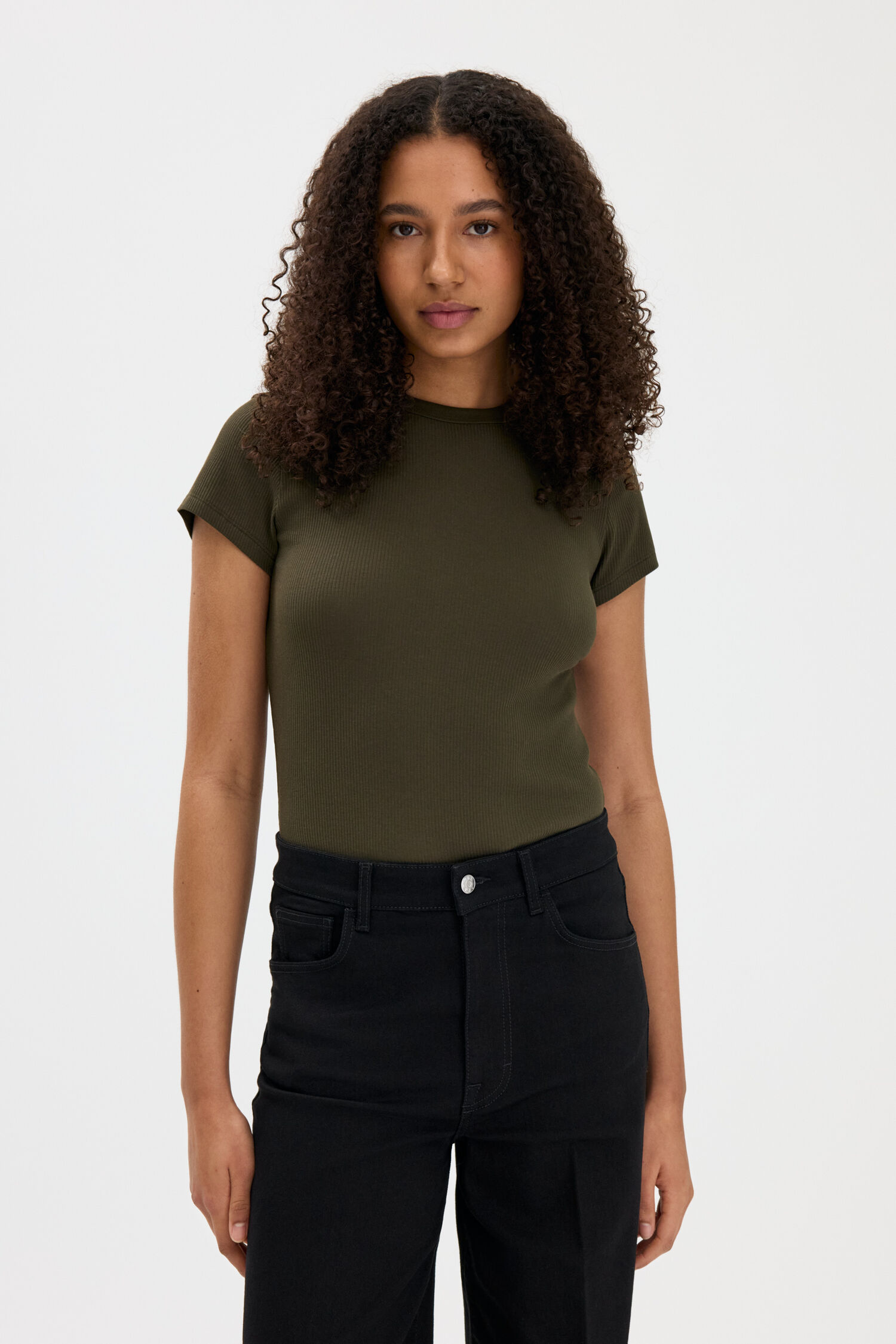 Fine Rib Tee