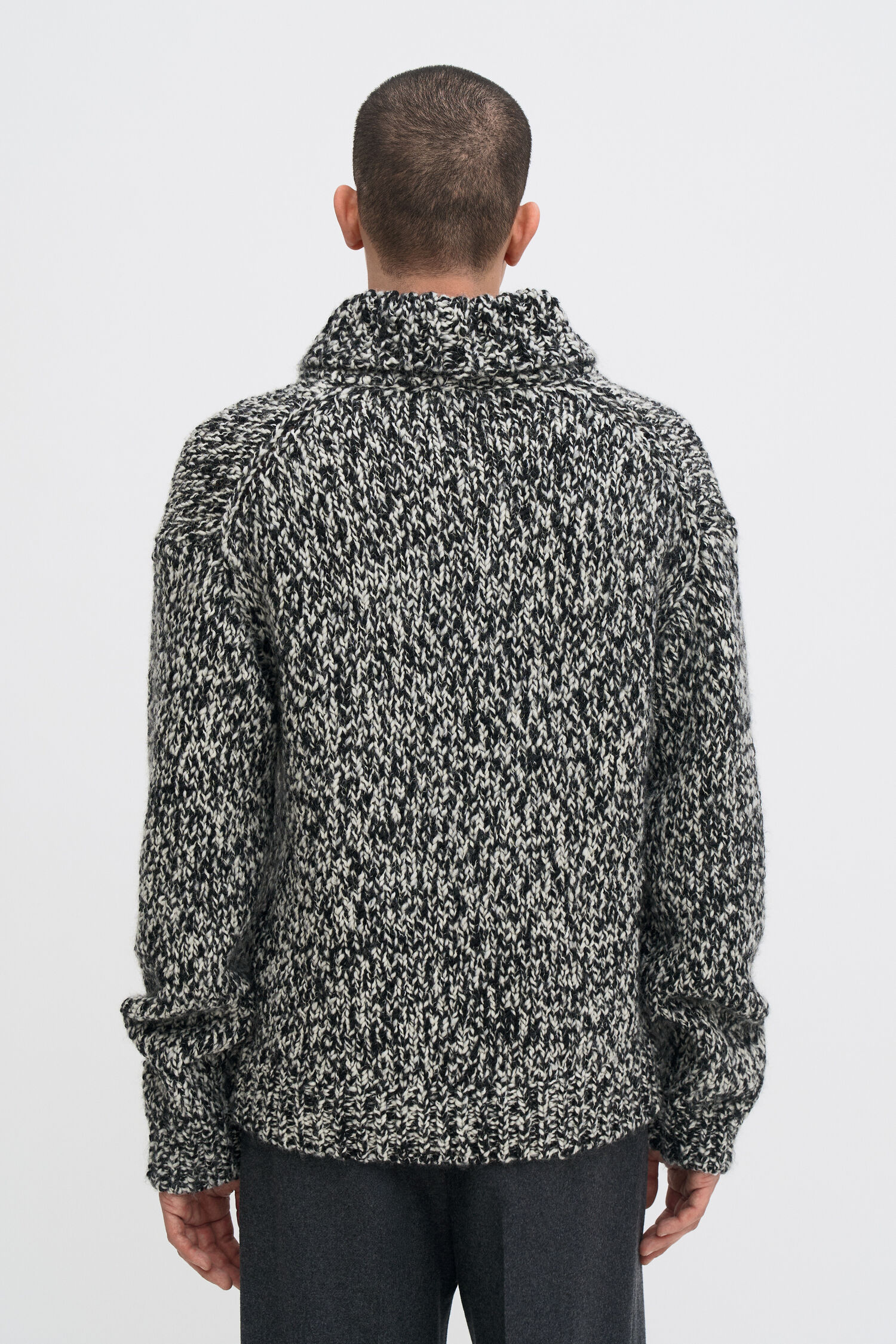 Shawl Collar Moulin&eacute; Sweater