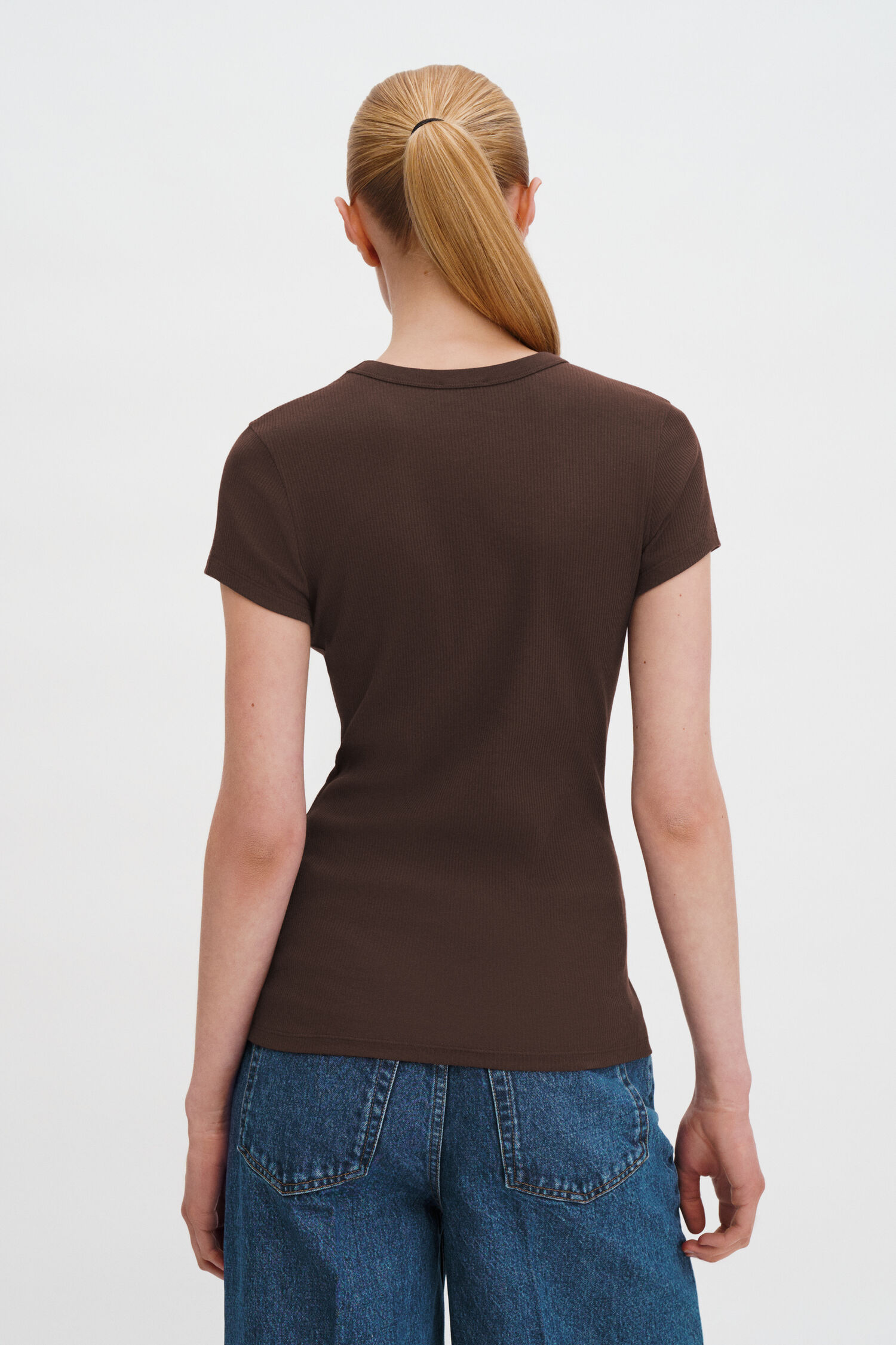 Fine Rib Tee