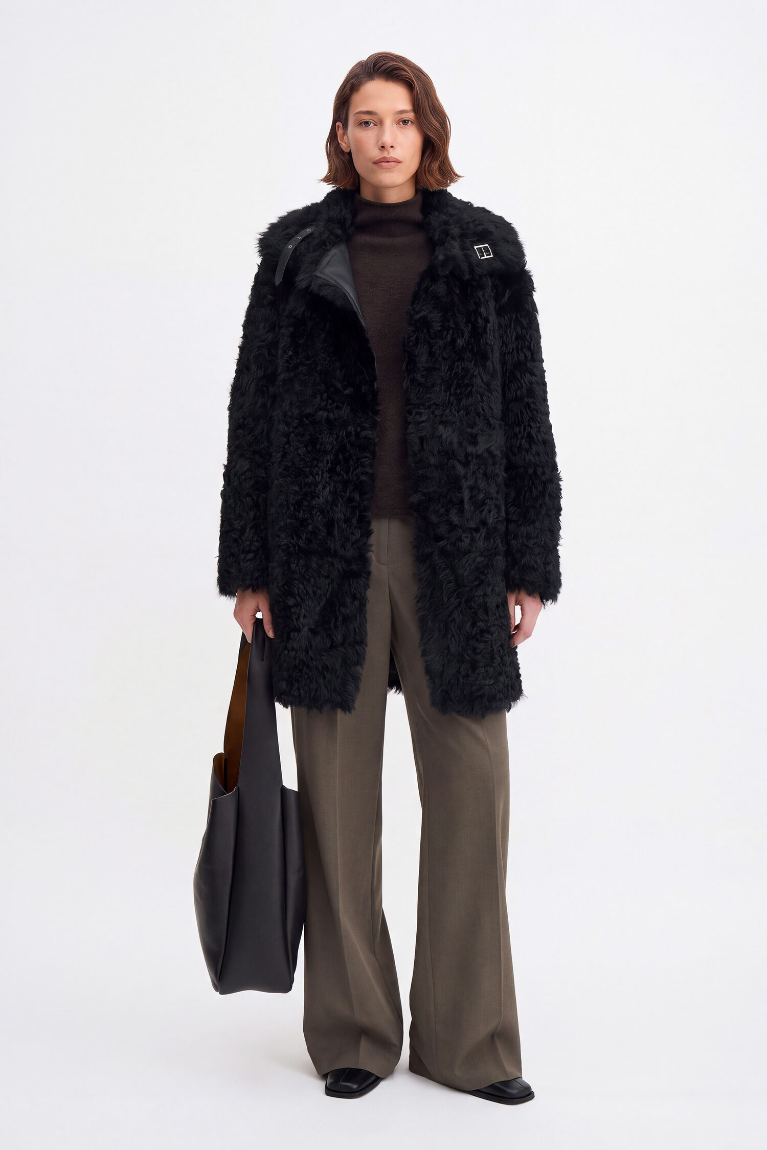 Reversible Shearling Coat