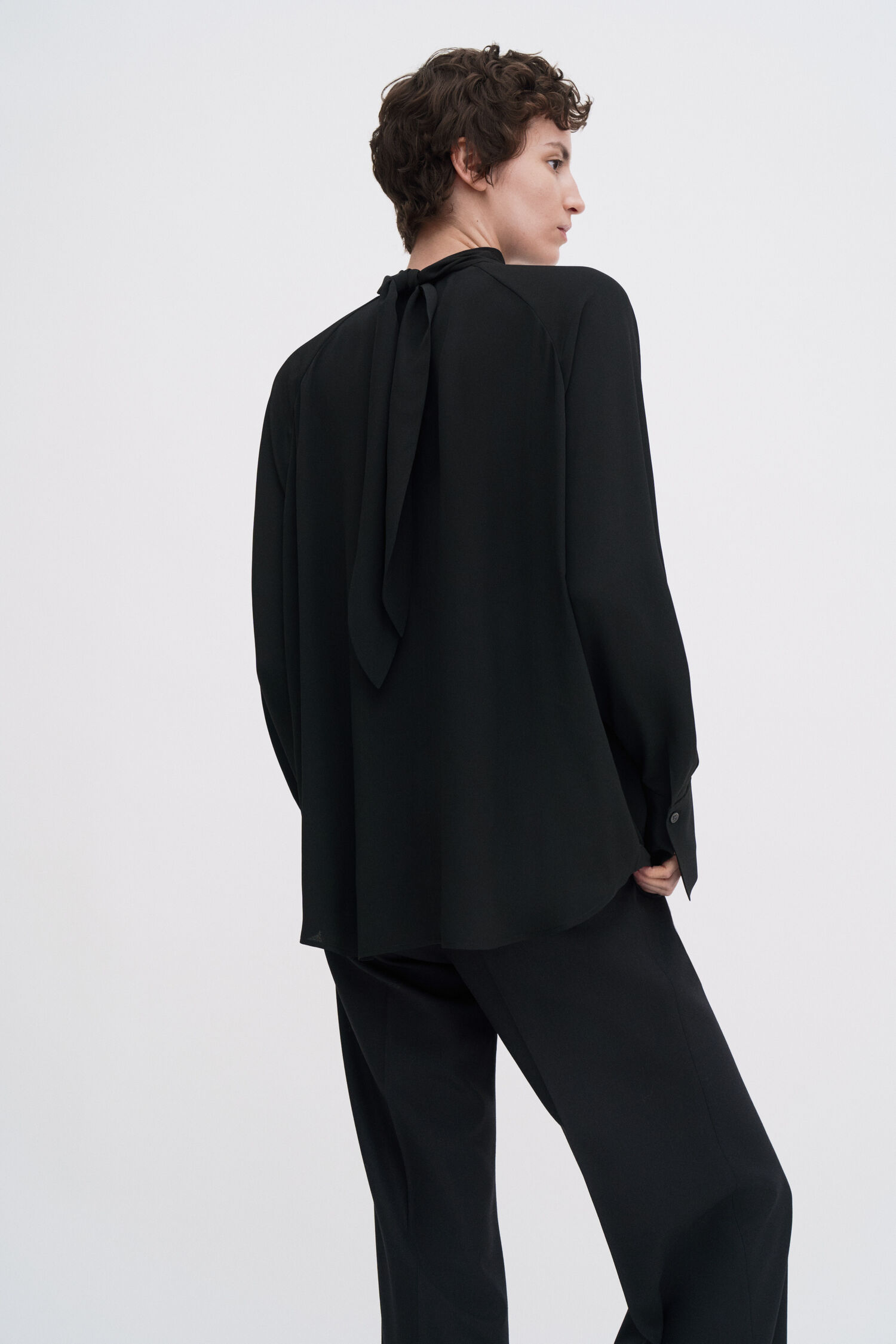  Tie Neck Blouse