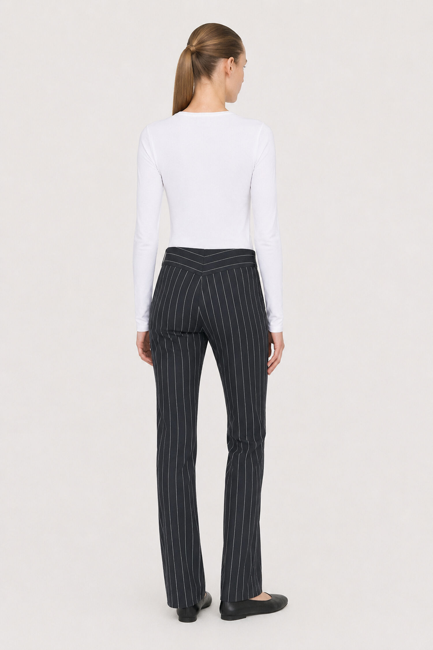 Slim Pinstripe Trousers
