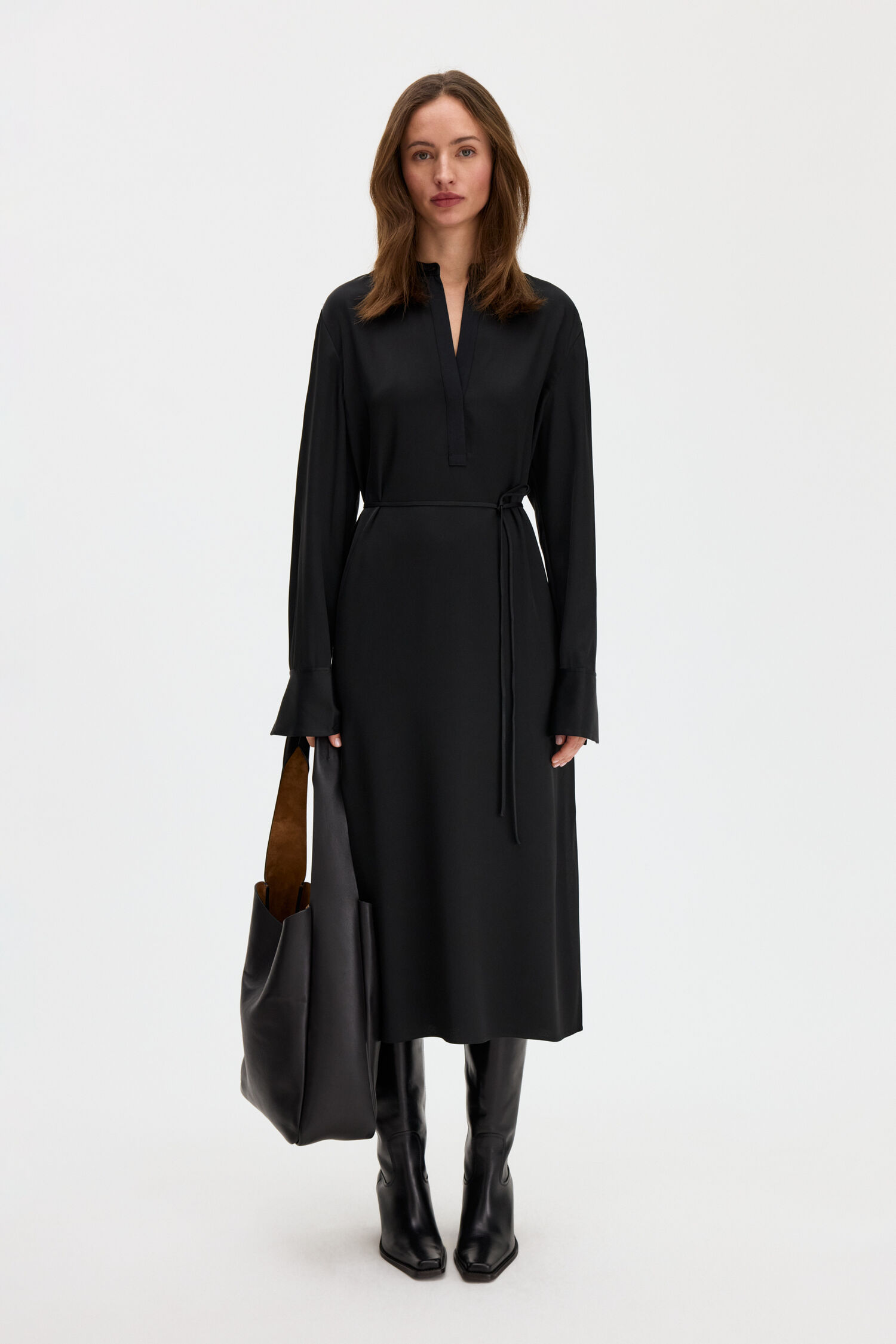 Half Placket Dress