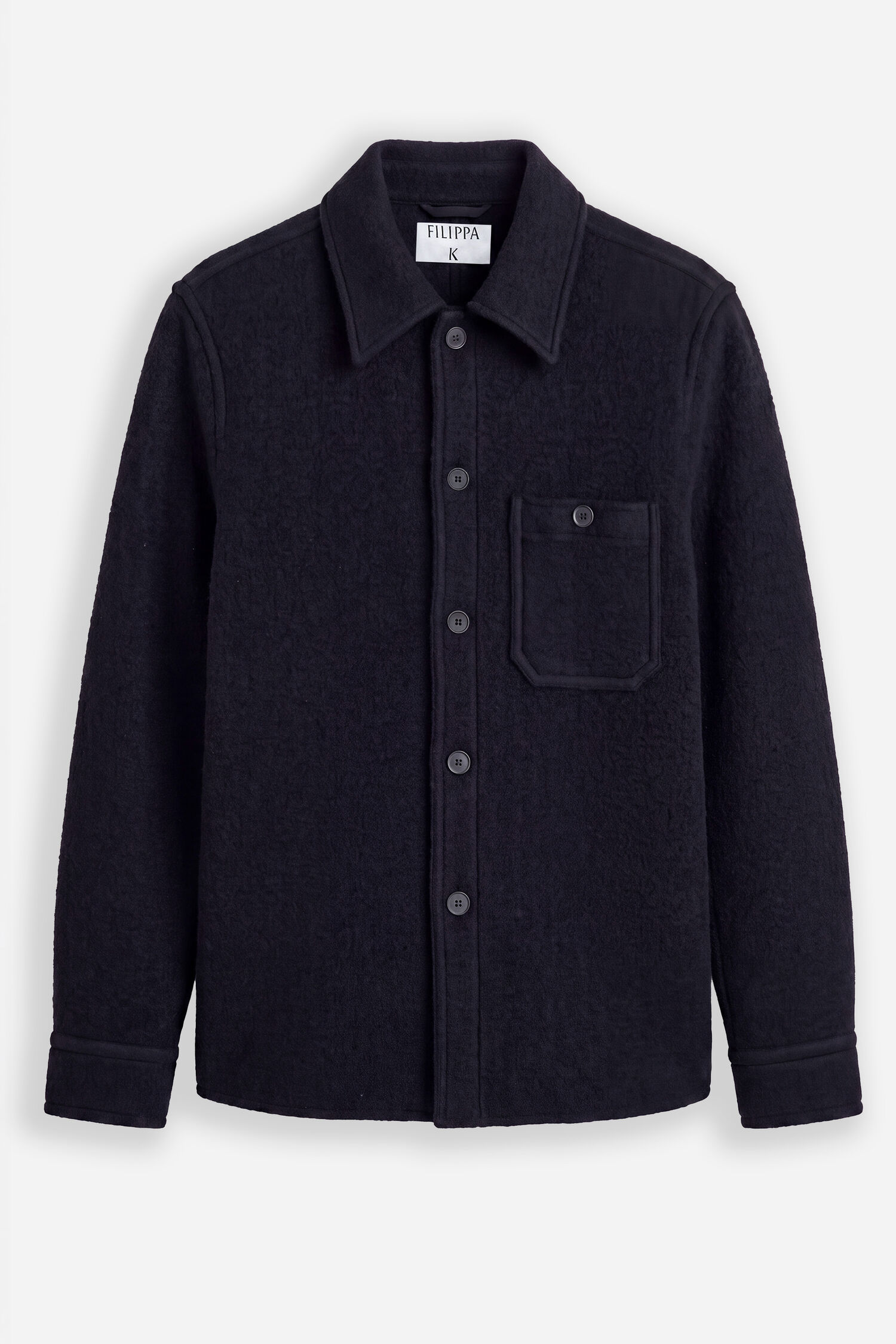 Boiled Wool Overshirt
