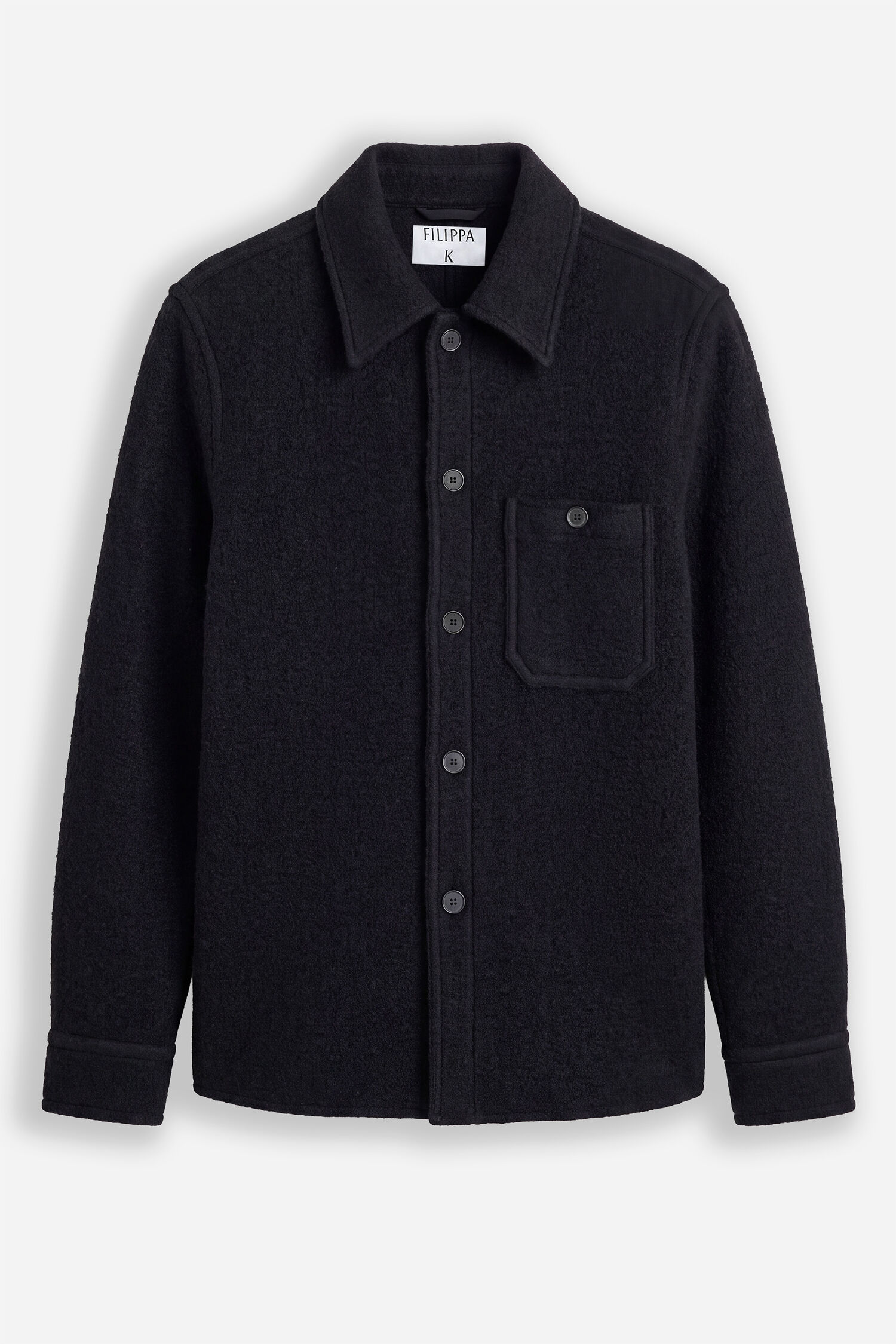 Boiled Wool Overshirt