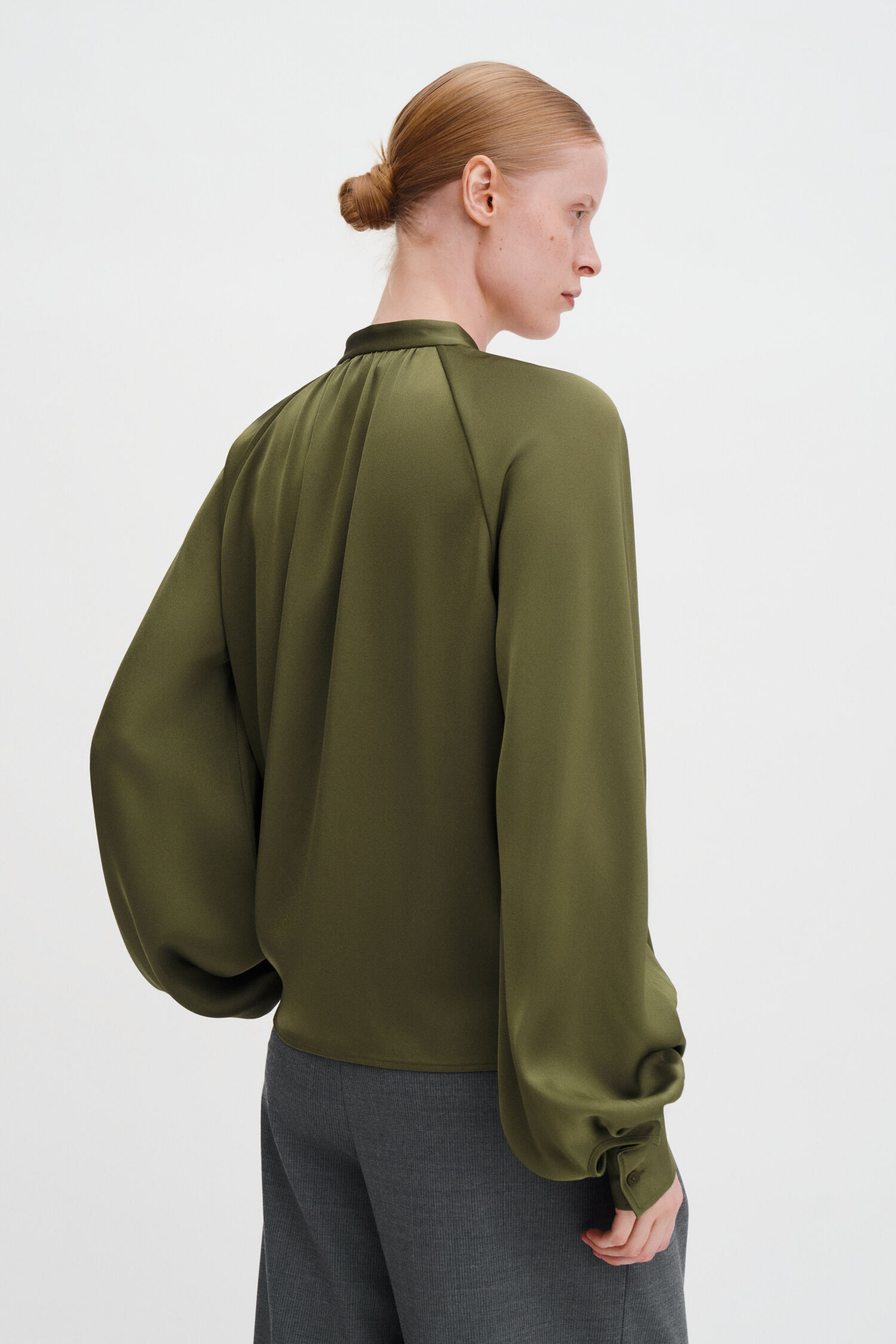 Stand Collar Blouse