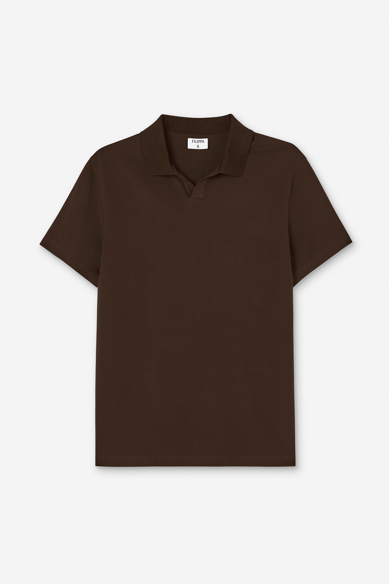 Stretch Cotton Polo T-Shirt