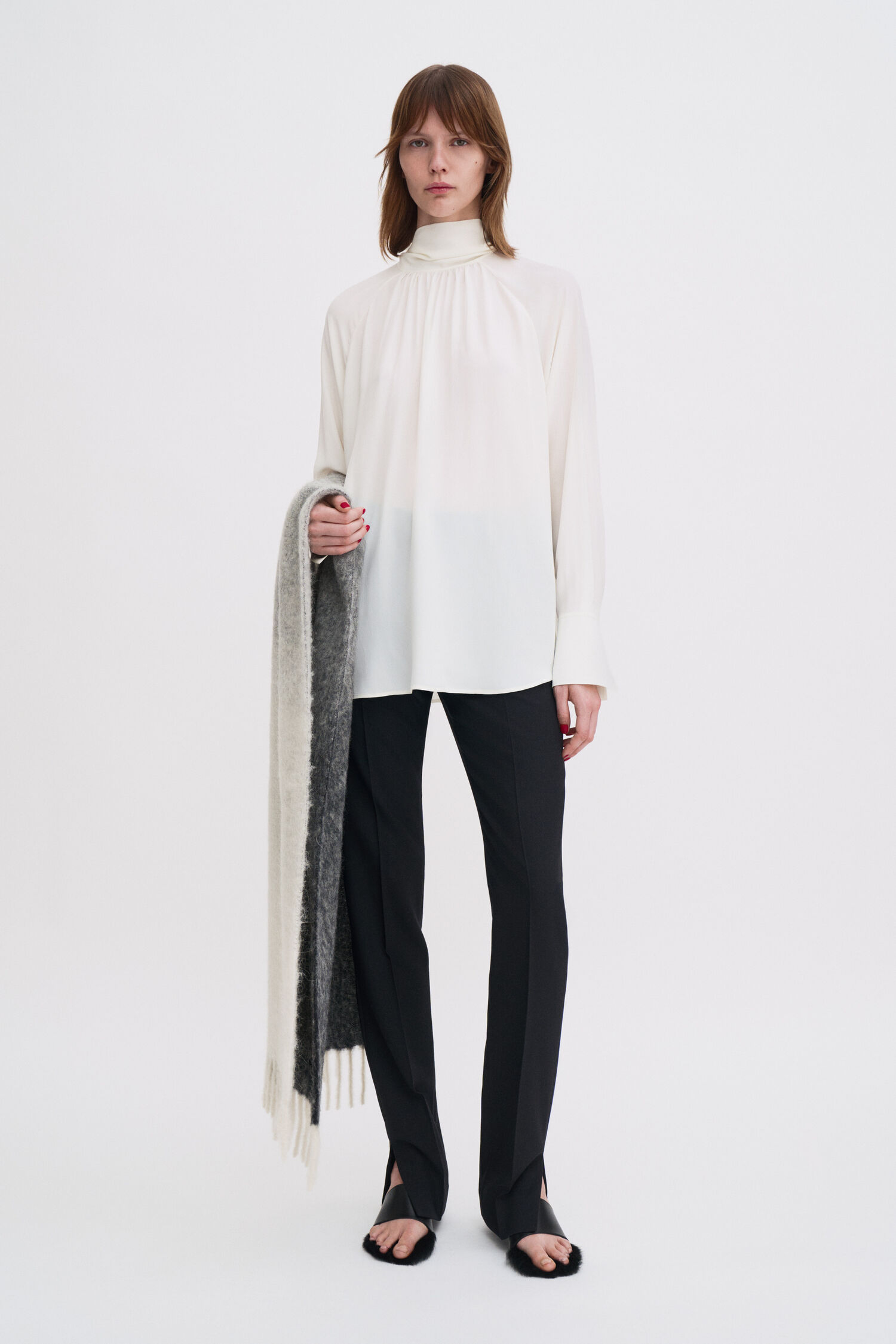  Tie Neck Blouse