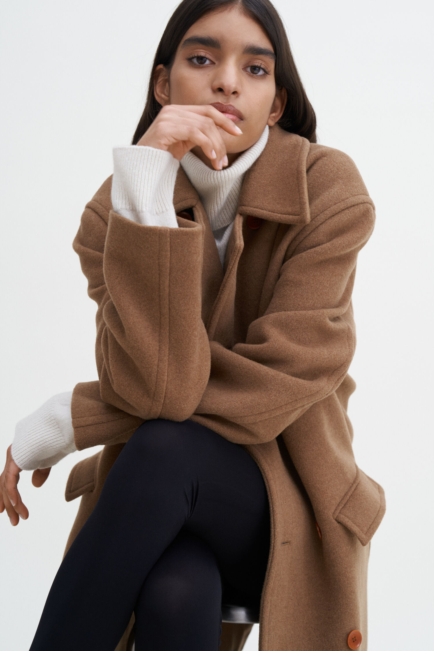 Double Breasted Wool Coat