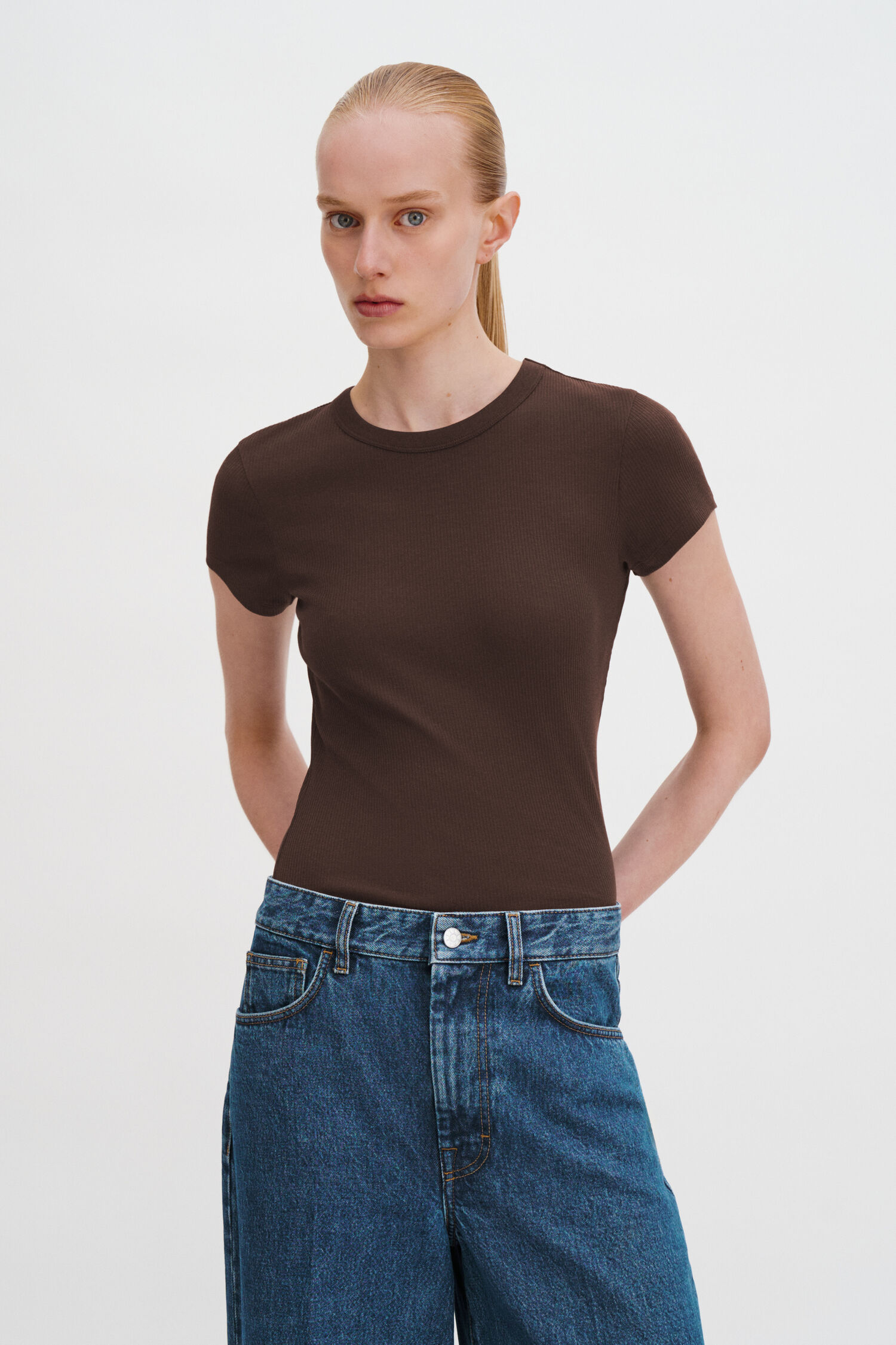 Fine Rib Tee
